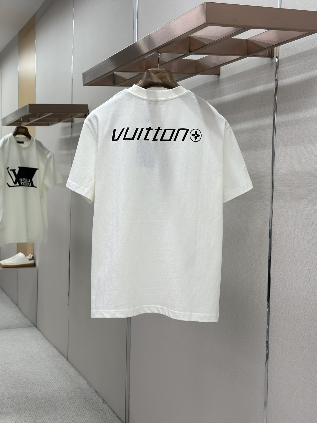 Louis Vuitton LOUIS VUITTON跑道压印圆领短袖