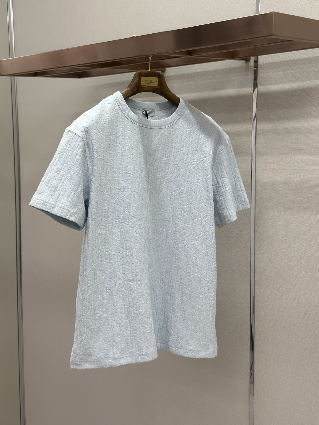 Dior Dior CD Oblique满印毛巾棉短袖