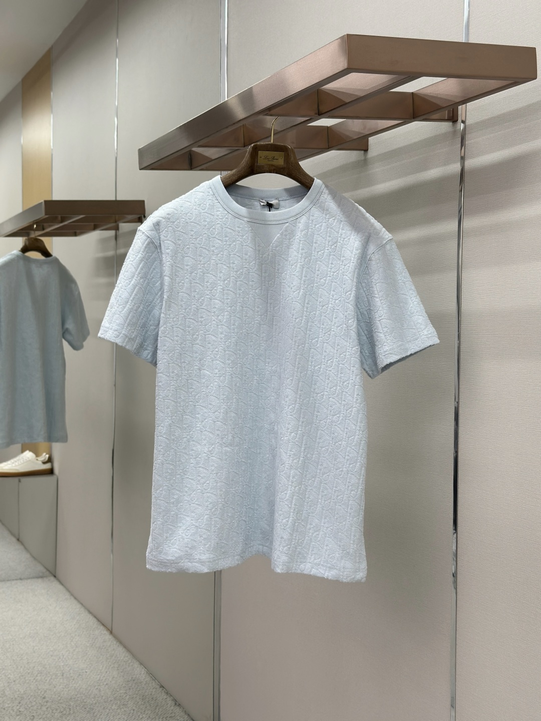 Dior Dior CD Oblique满印毛巾棉短袖