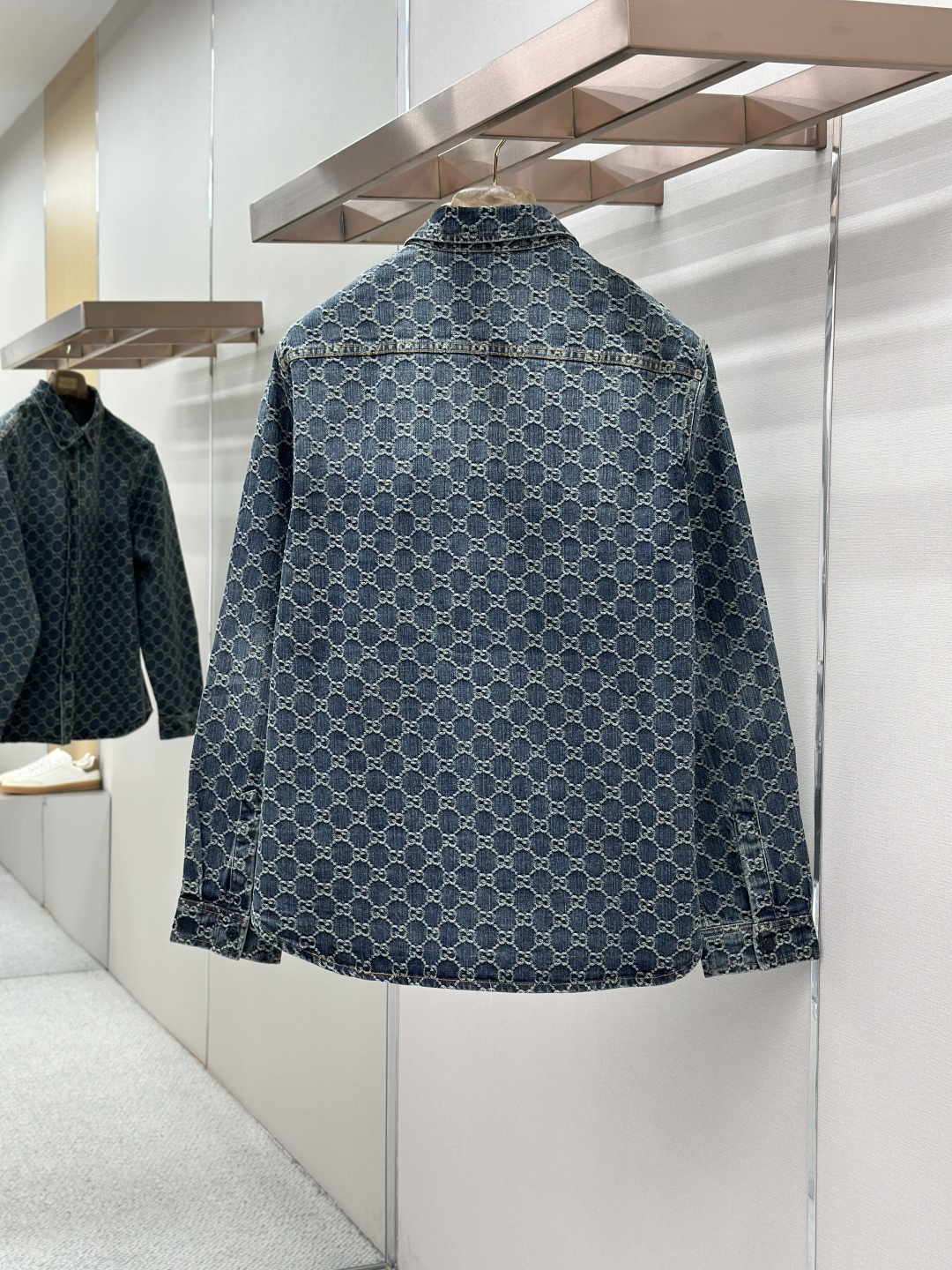Gucci Gucci古驰满印牛仔外套