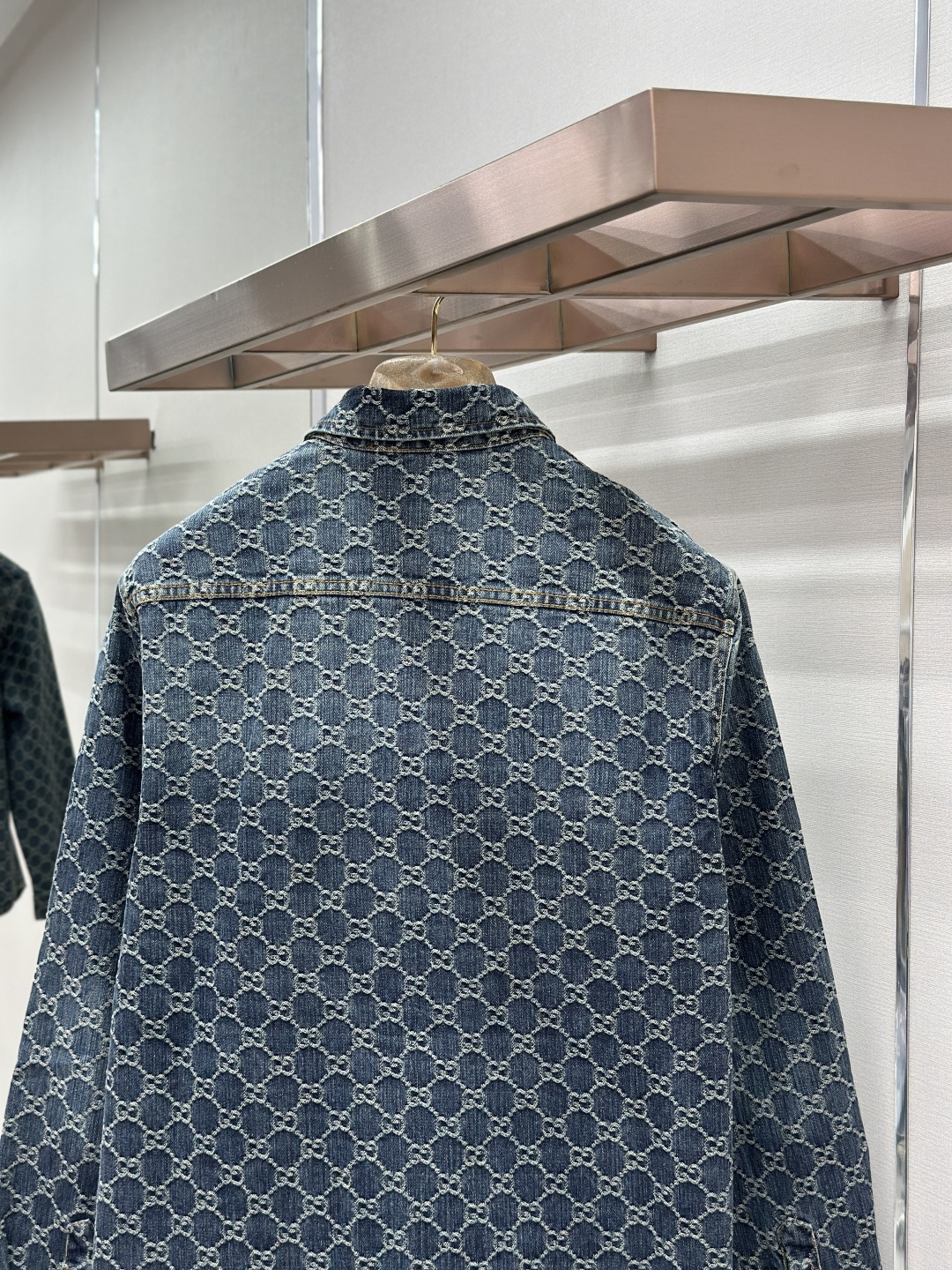 Gucci Gucci古驰满印牛仔外套