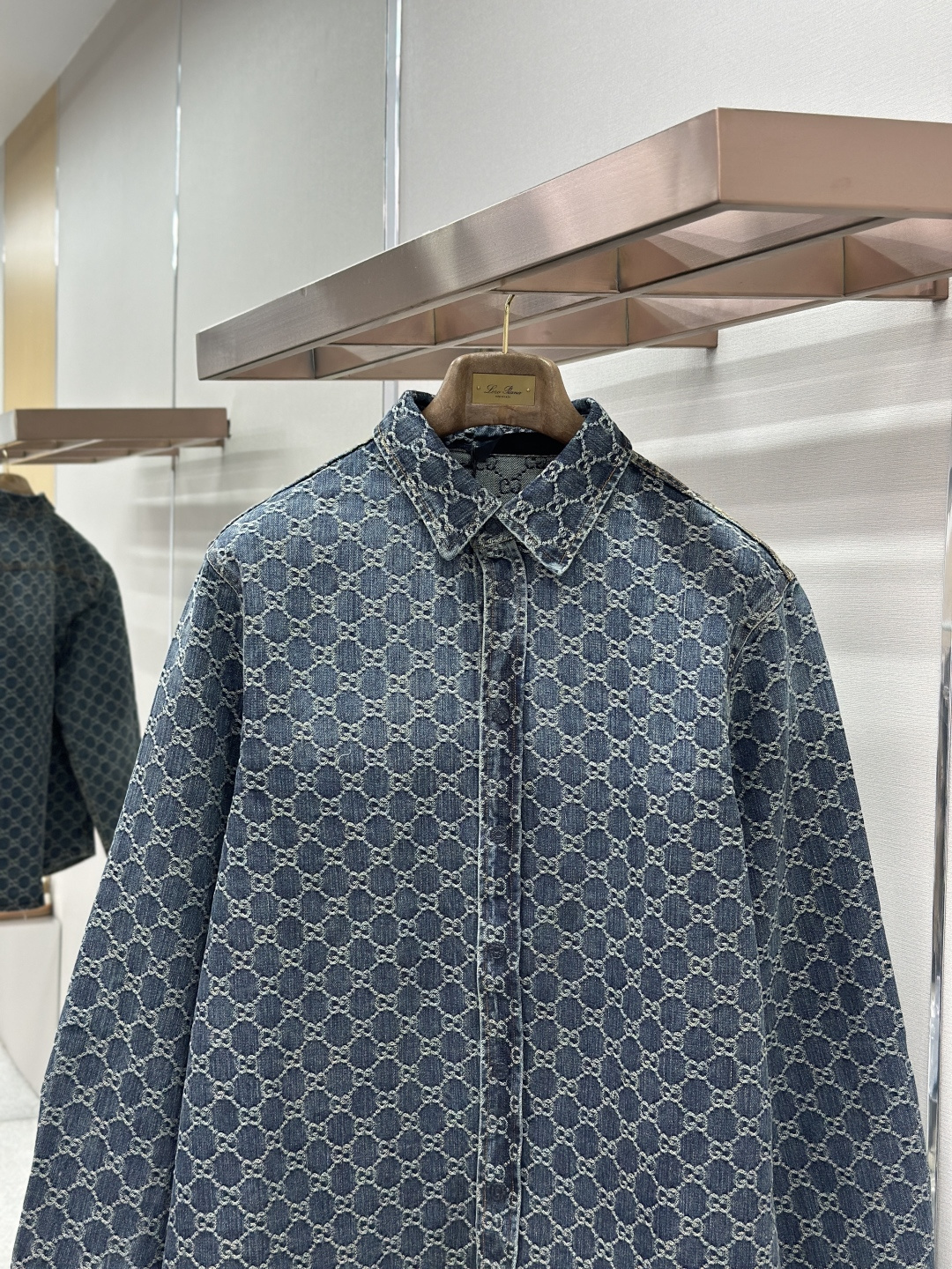 Gucci Gucci古驰满印牛仔外套