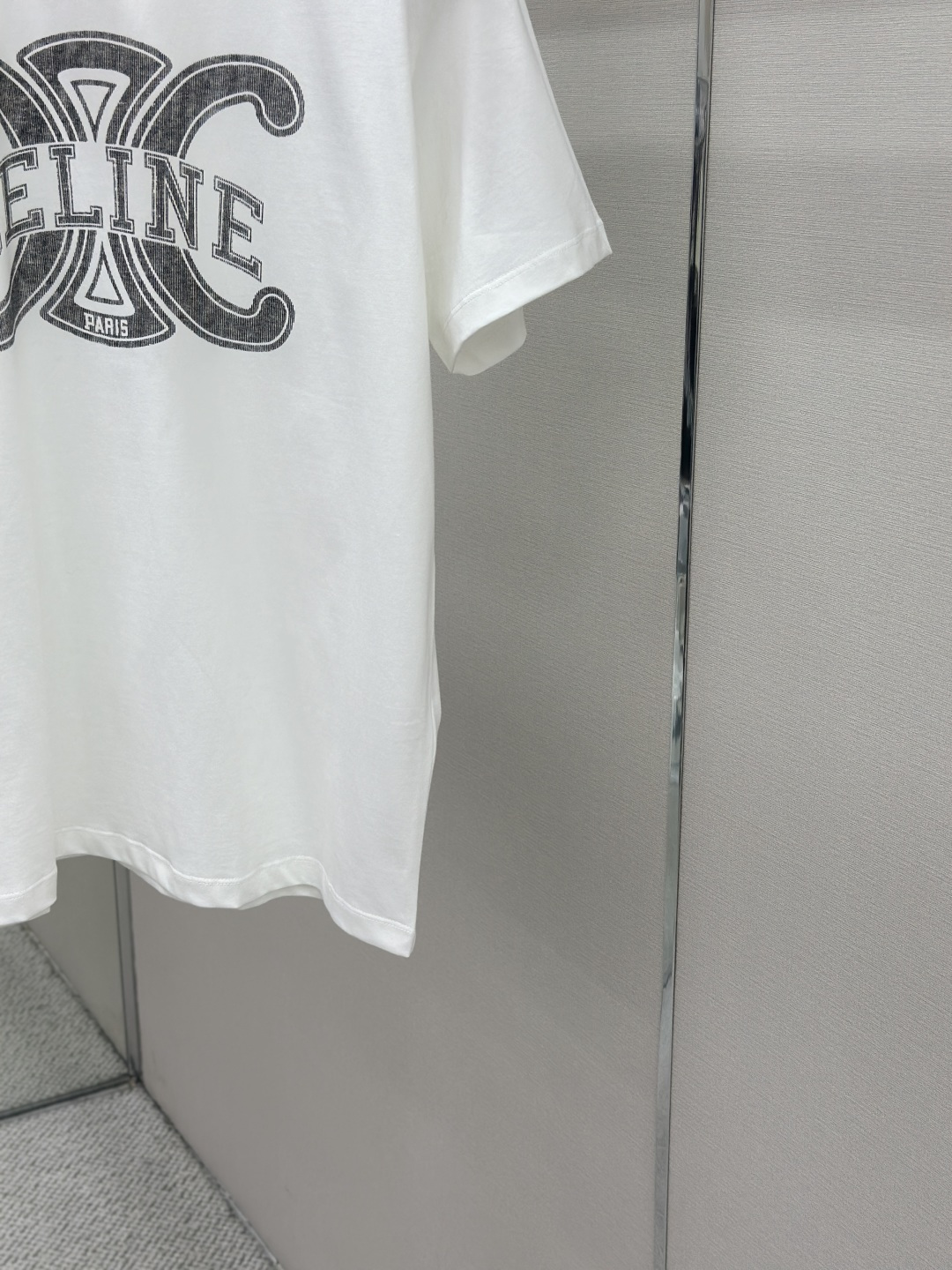 Celine CELINE饰印花纯棉短袖