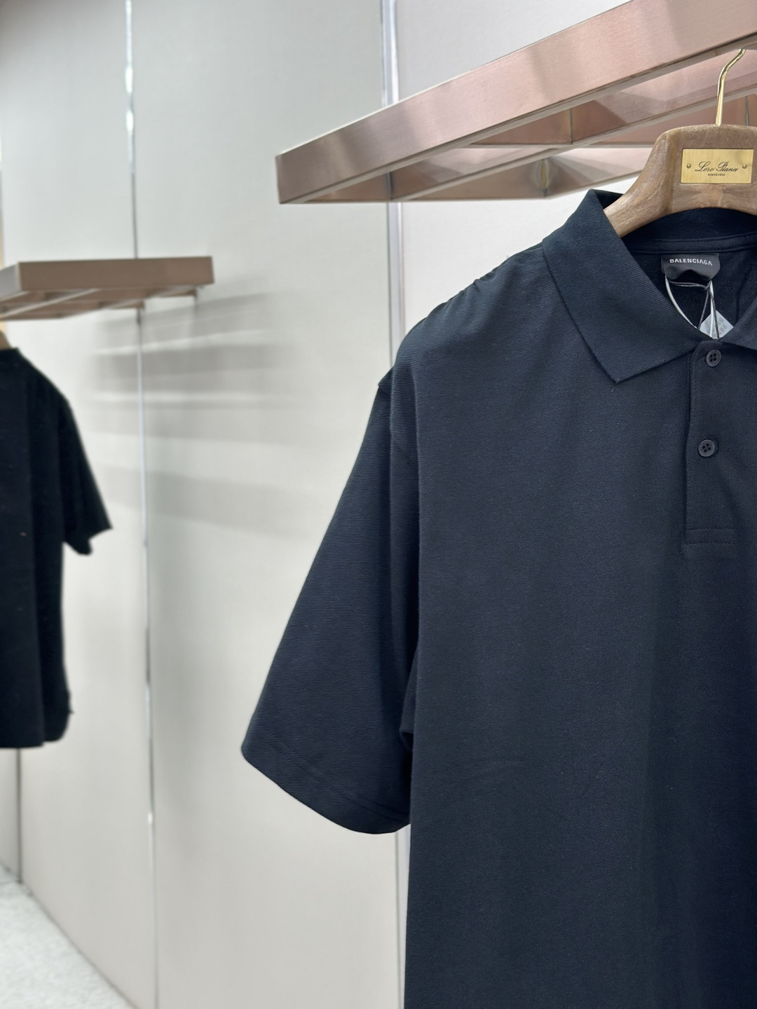 Balenciaga BLCG巴黎世家环标刺绣短袖Polo衫