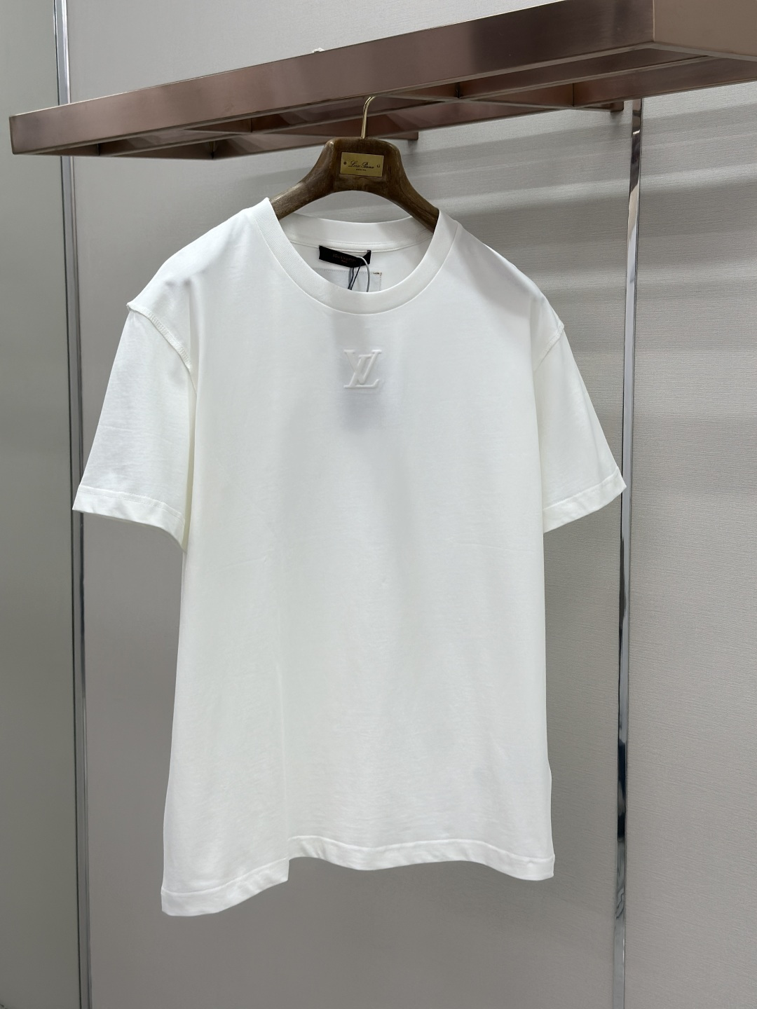 Louis Vuitton LOUIS VUITTON 路易威登压纹标识短袖T恤