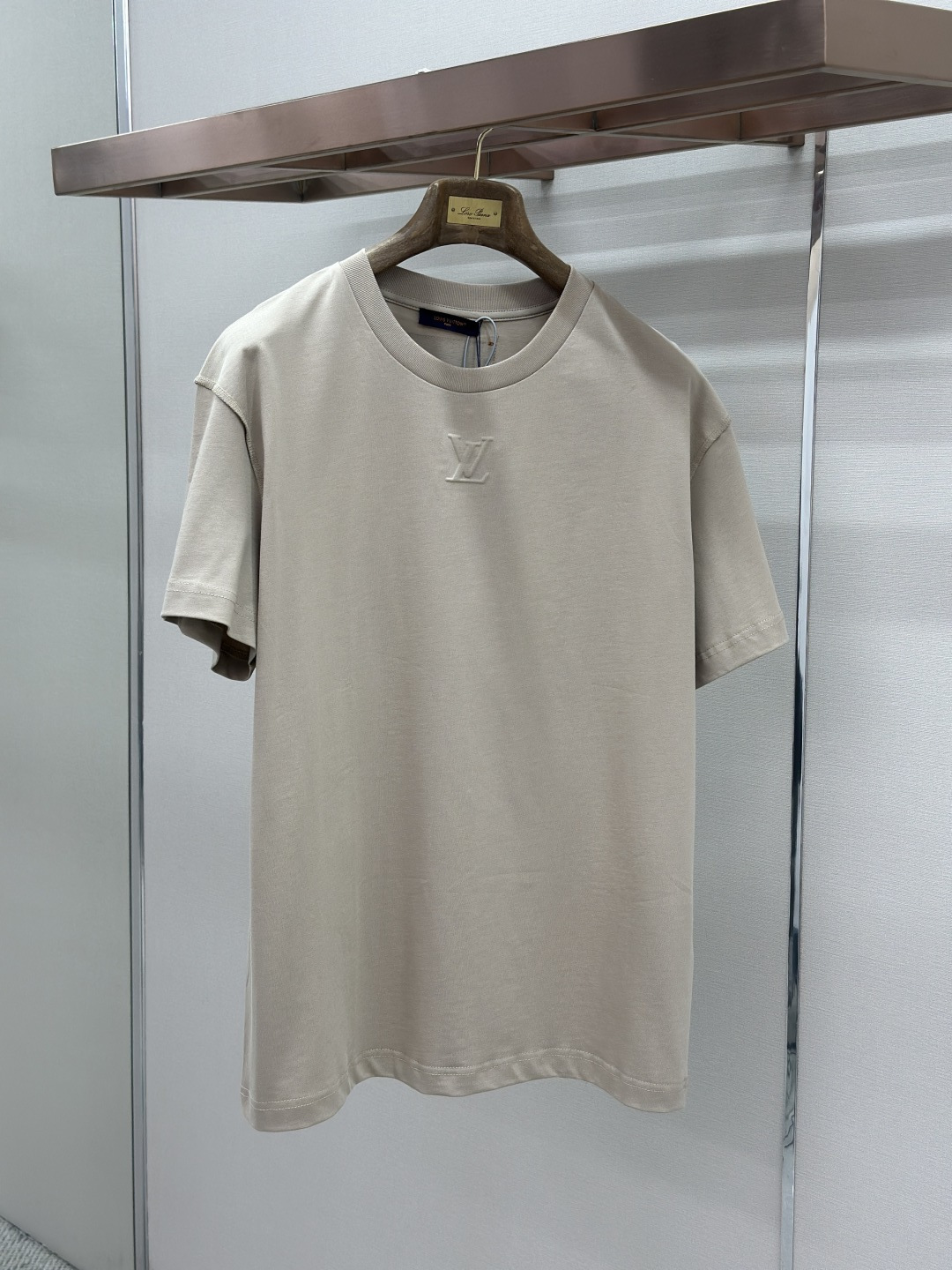 Louis Vuitton LOUIS VUITTON 路易威登压纹标识短袖T恤