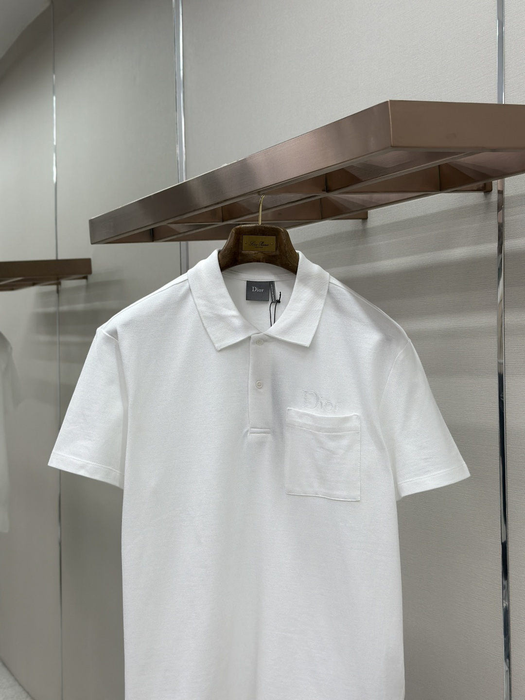 Dior Dior 棉质珠地布刺绣短袖POLO衫
