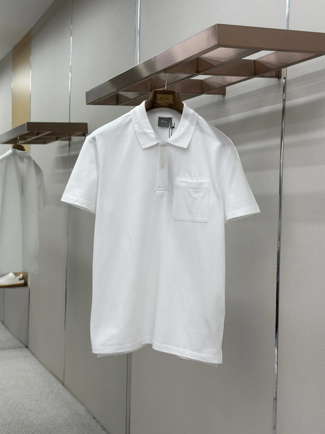 Dior Dior 棉质珠地布刺绣短袖POLO衫