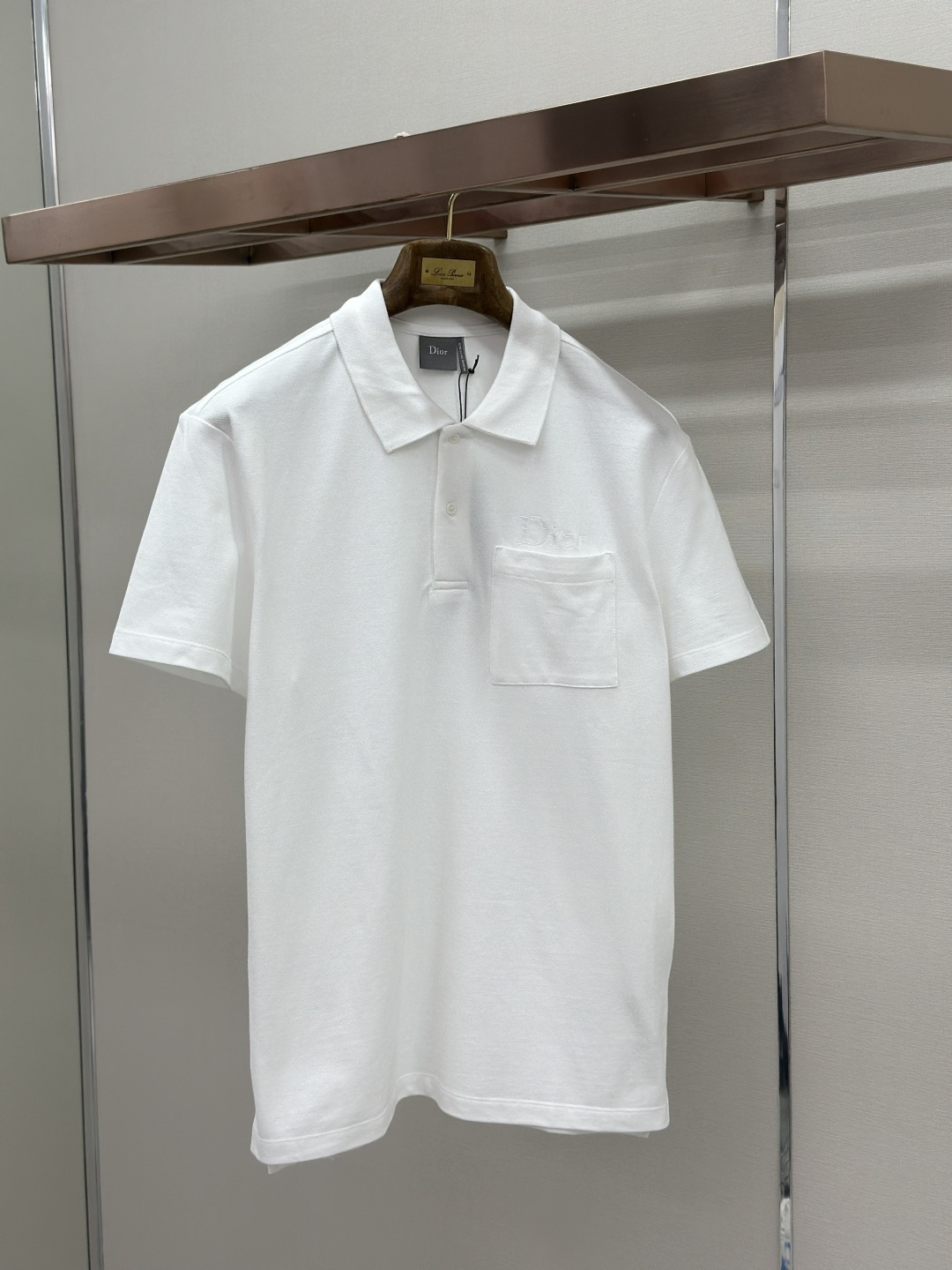 Dior Dior 棉质珠地布刺绣短袖POLO衫