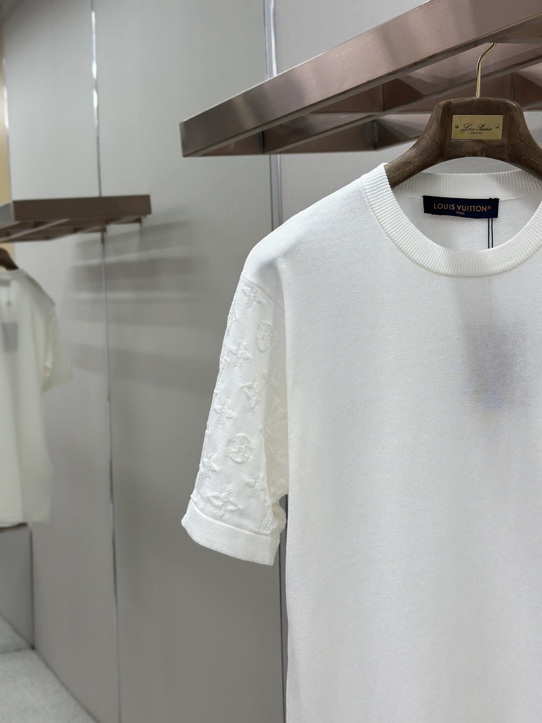 Louis Vuitton LOUIS VUITTON LV Monogram 针织圆领短袖