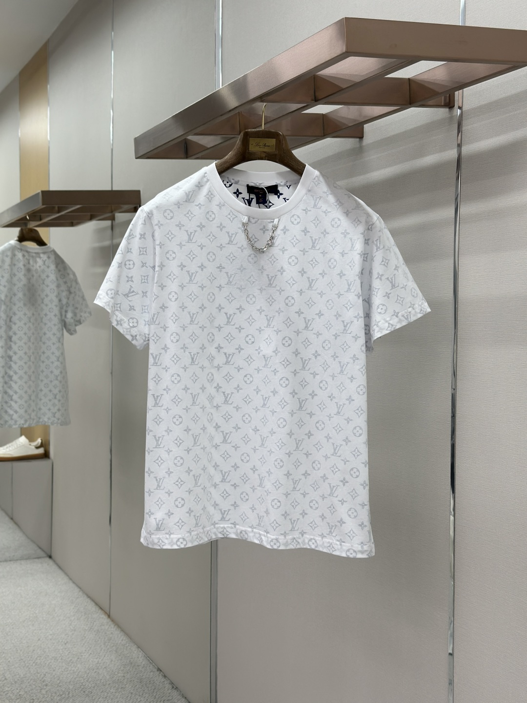 Louis Vuitton LOUIS VUITTON老花满印链条短袖