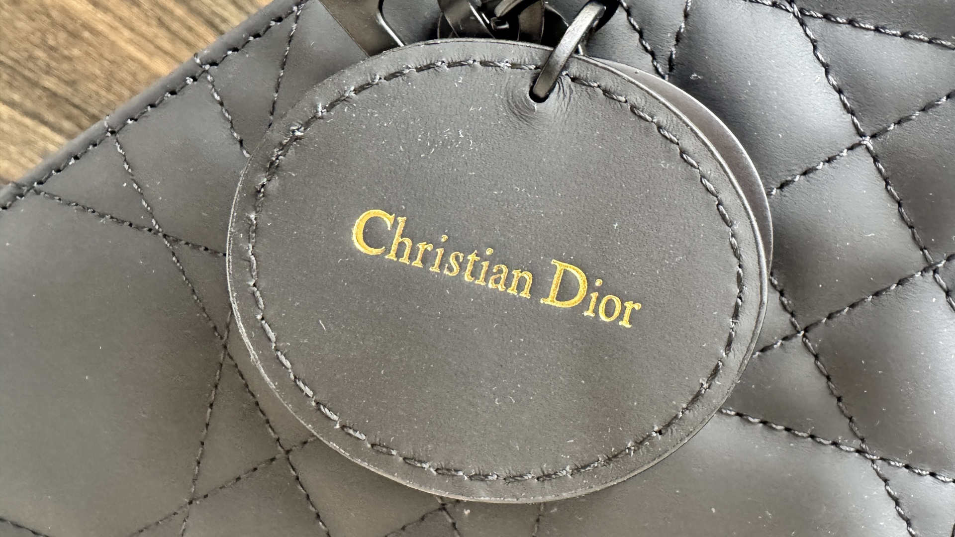 Dior Book Tote Black shoulder