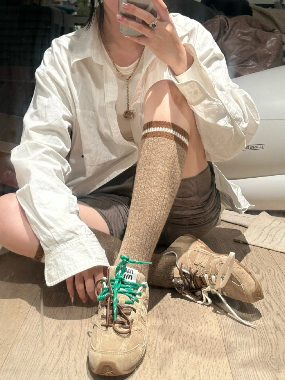 NO:888515,It looks super good on the feet, is soft and comfortable, and looks great when worn with socks ~ fashionable and stylish, casual shoes/sports shoes, sneakers, socks19860909上脚超级好看 柔软舒服 配袜子穿真的绝了～时髦又洋气,休闲鞋/运动鞋,sneakers,socks,Women's Shoes