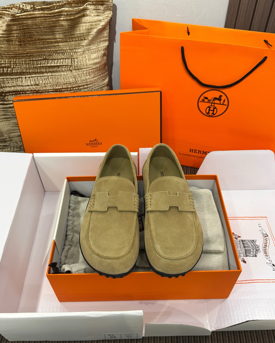 에르메스 램스킨 로퍼 레플리카 42380