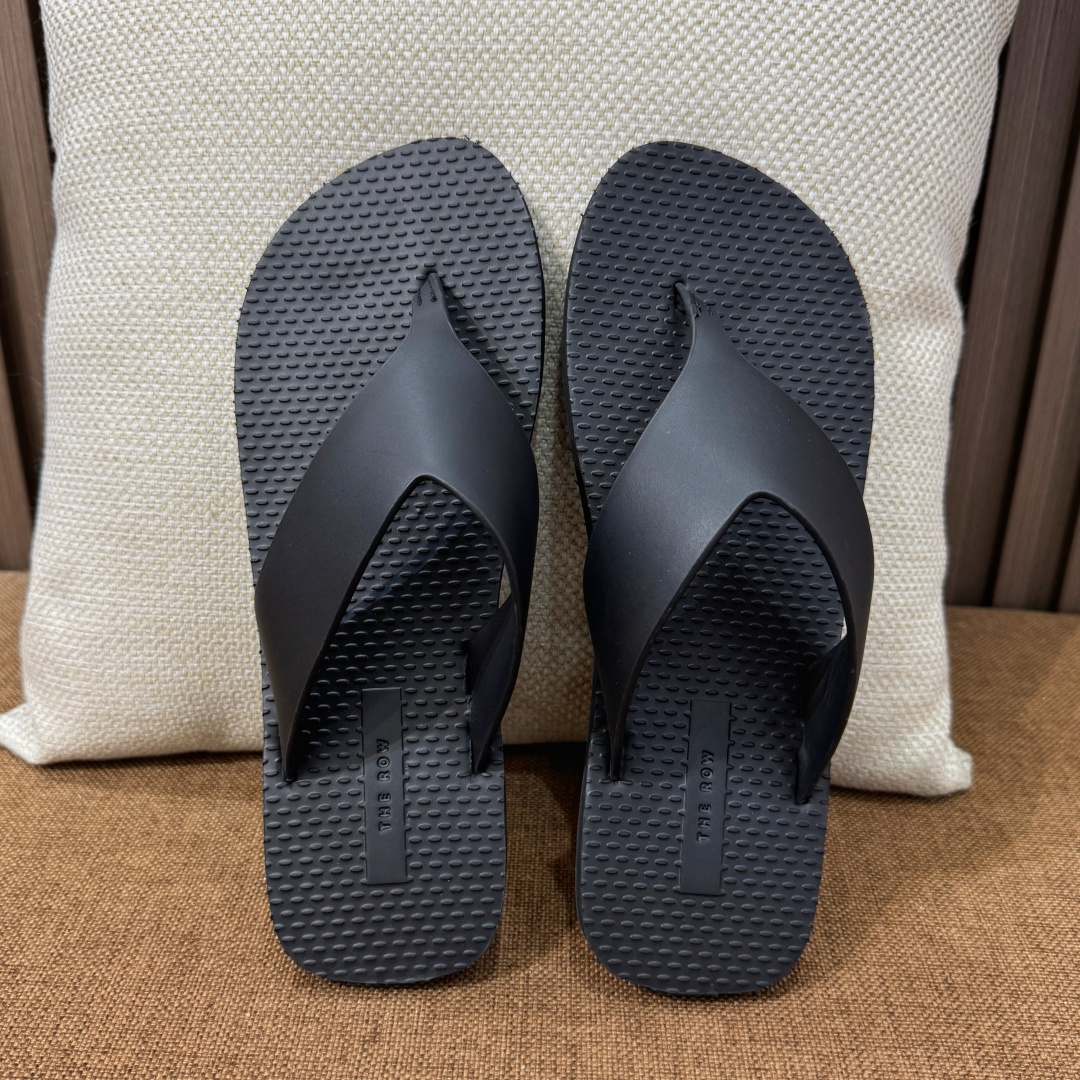 더로우 여성 쪼리 샌들 소가죽 플립플랍 EVA 아웃솔 방수 슬리퍼 레플리카 The Row Flip Flops 42407
