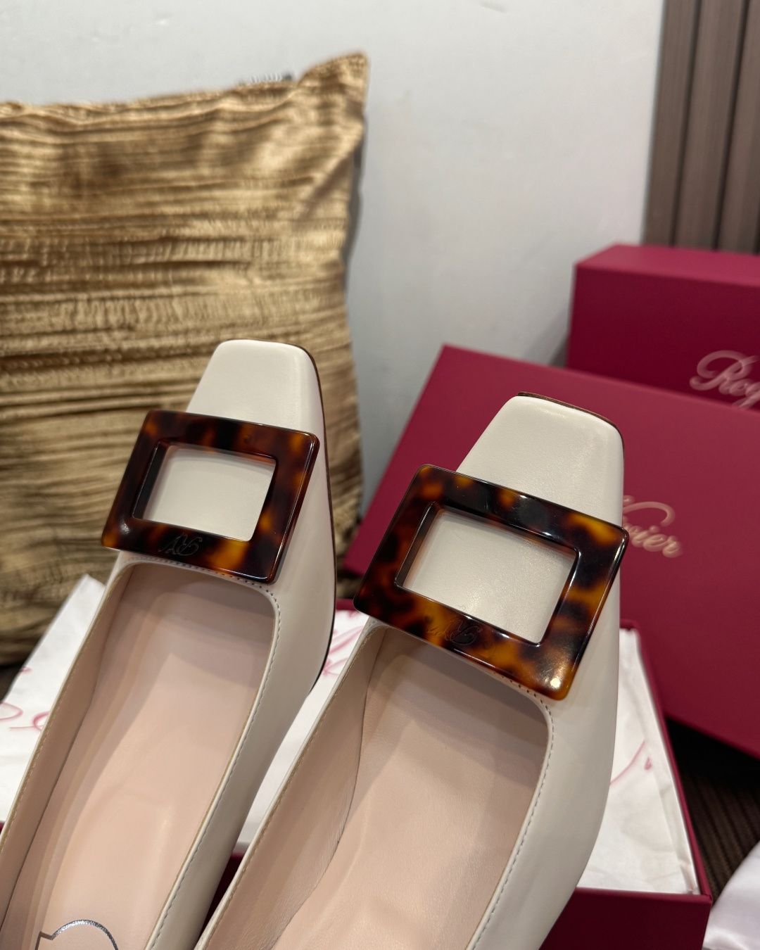로저비비에 호피 버클 플랫 슈즈 42343 이미지 8