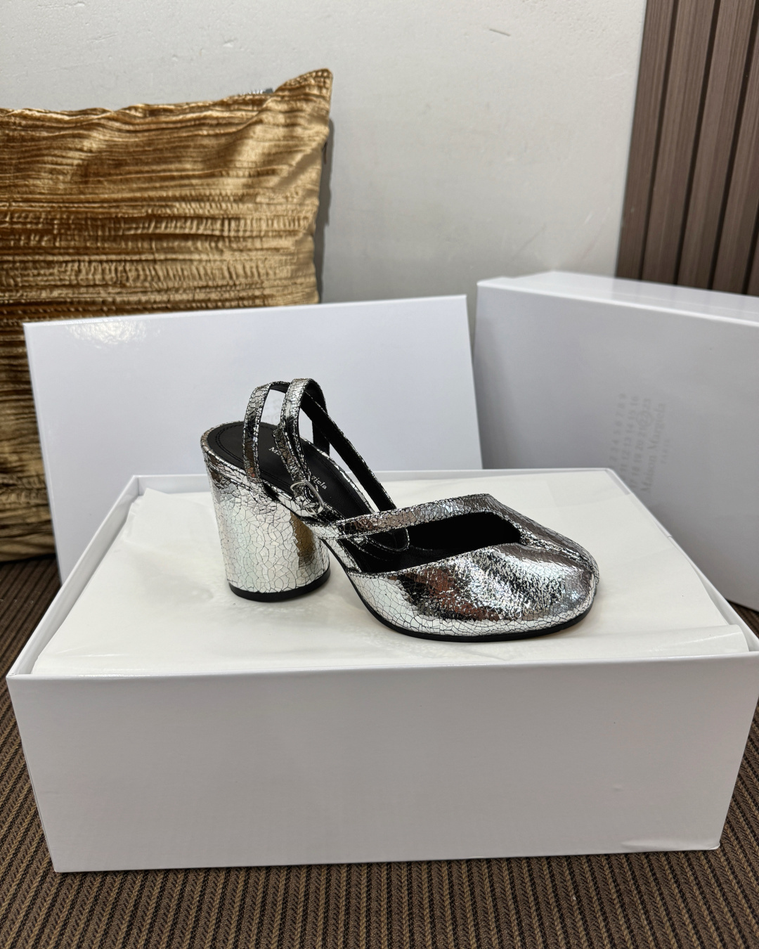 마르지엘라 MM 6 스플릿 토 하이힐 샌들 55139 이미지 5