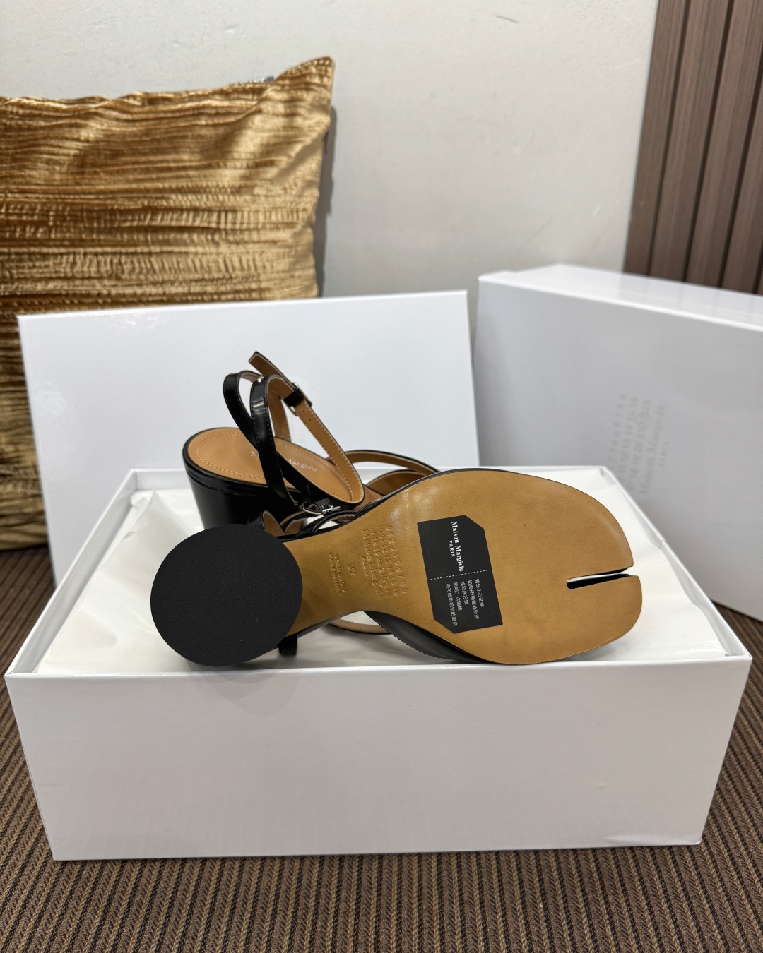 마르지엘라 MM 6 스플릿 토 하이힐 샌들 55136 이미지 9