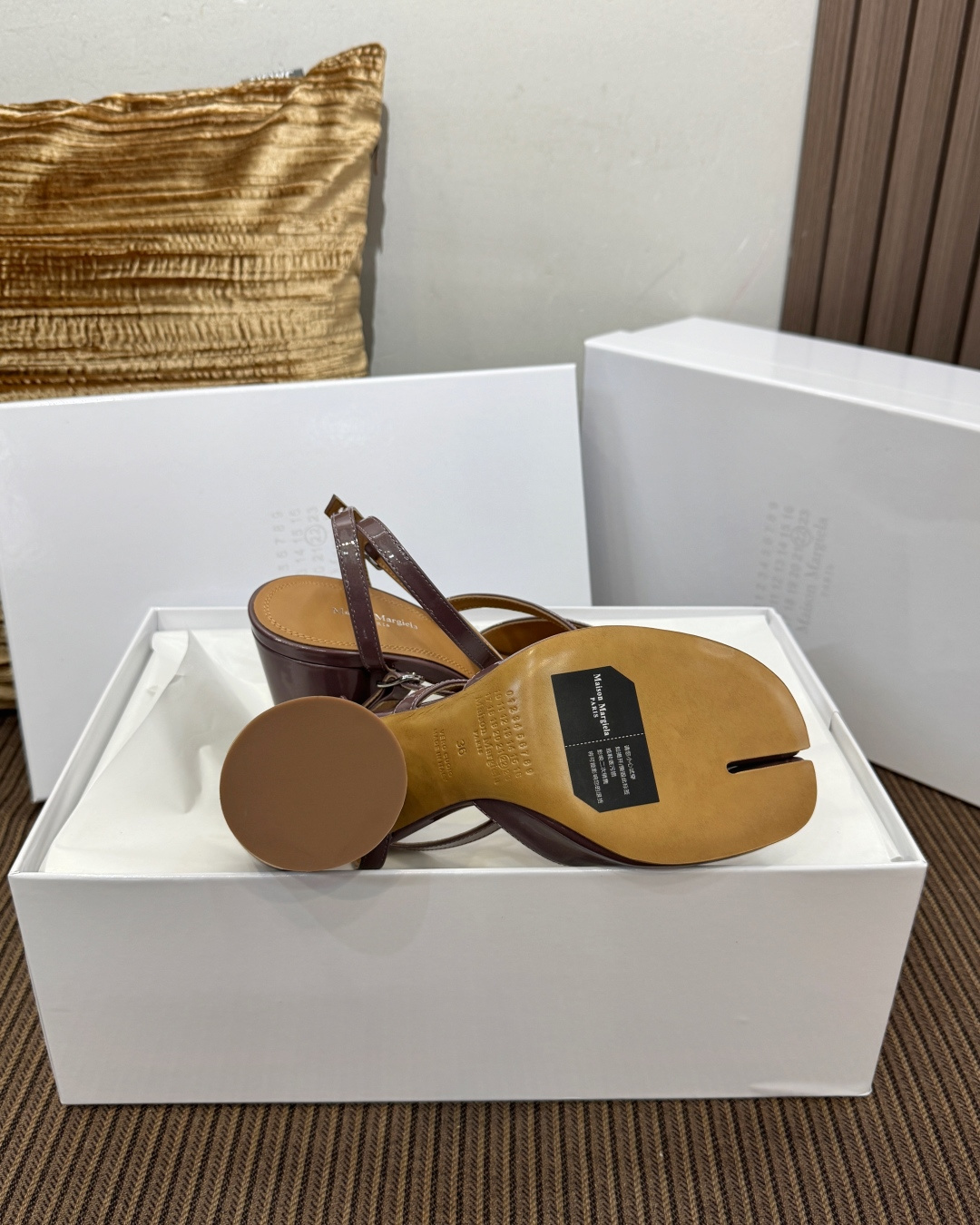 마르지엘라 MM 6 스플릿토 하이힐 샌들 55137 이미지 9