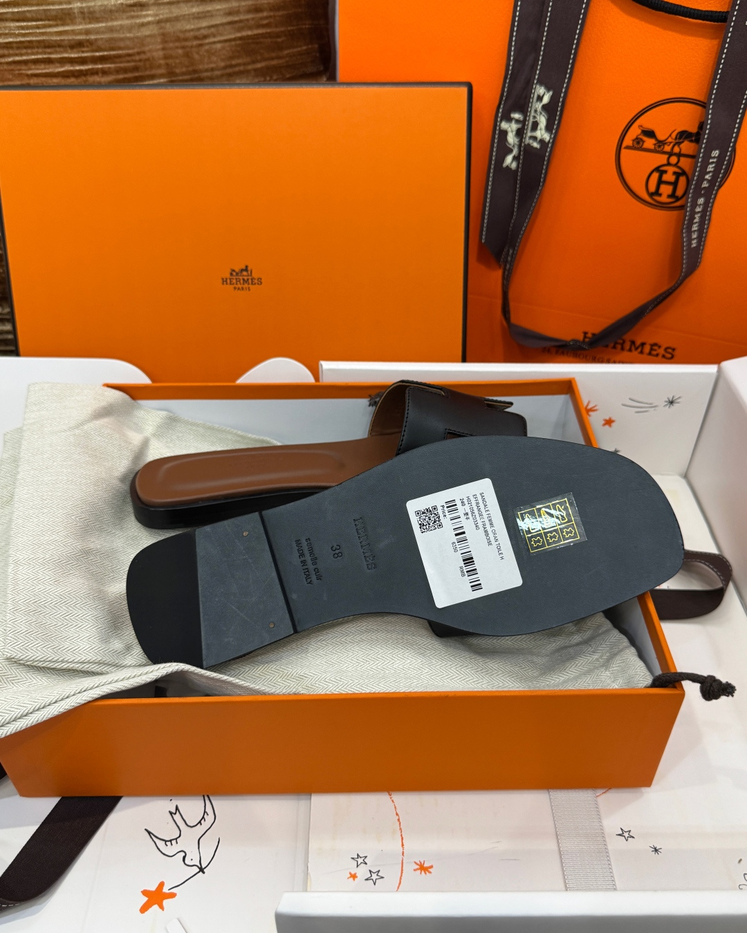 에르메스 오란 뮬 여성 샌들 상세 이미지 9