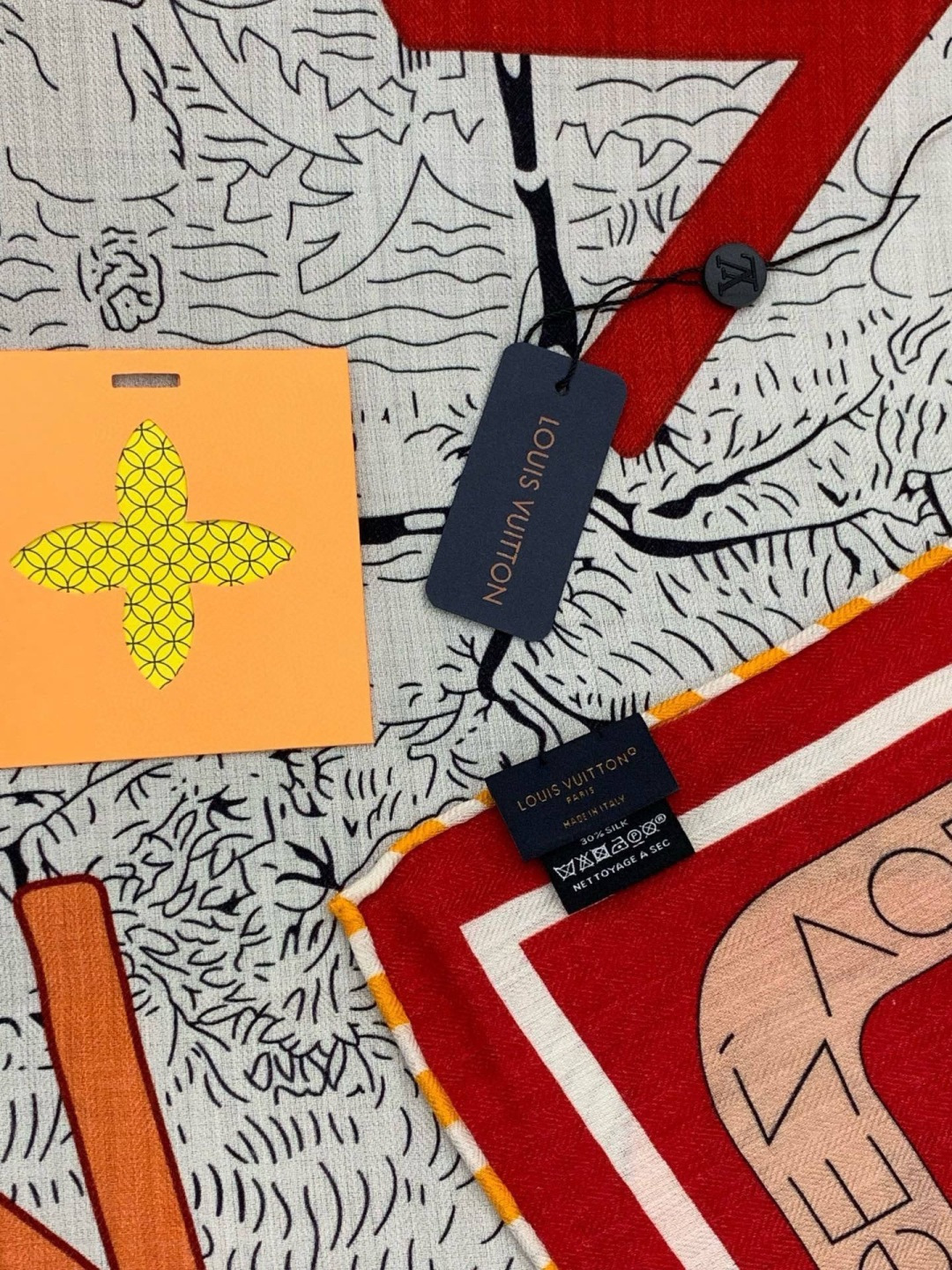 LV x TM 140披肩【140顶级丝绒双面同色披肩】本款LVxTMMonogram Multicol