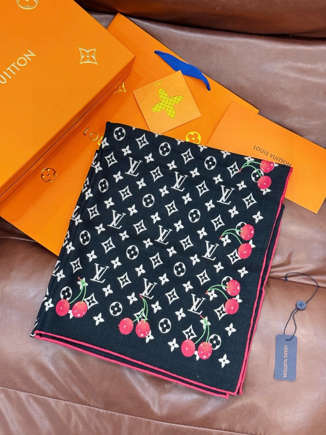LV X TM MONOGRAMCERISE 【双面丝绒同色】LV × TM Monogram Ceri