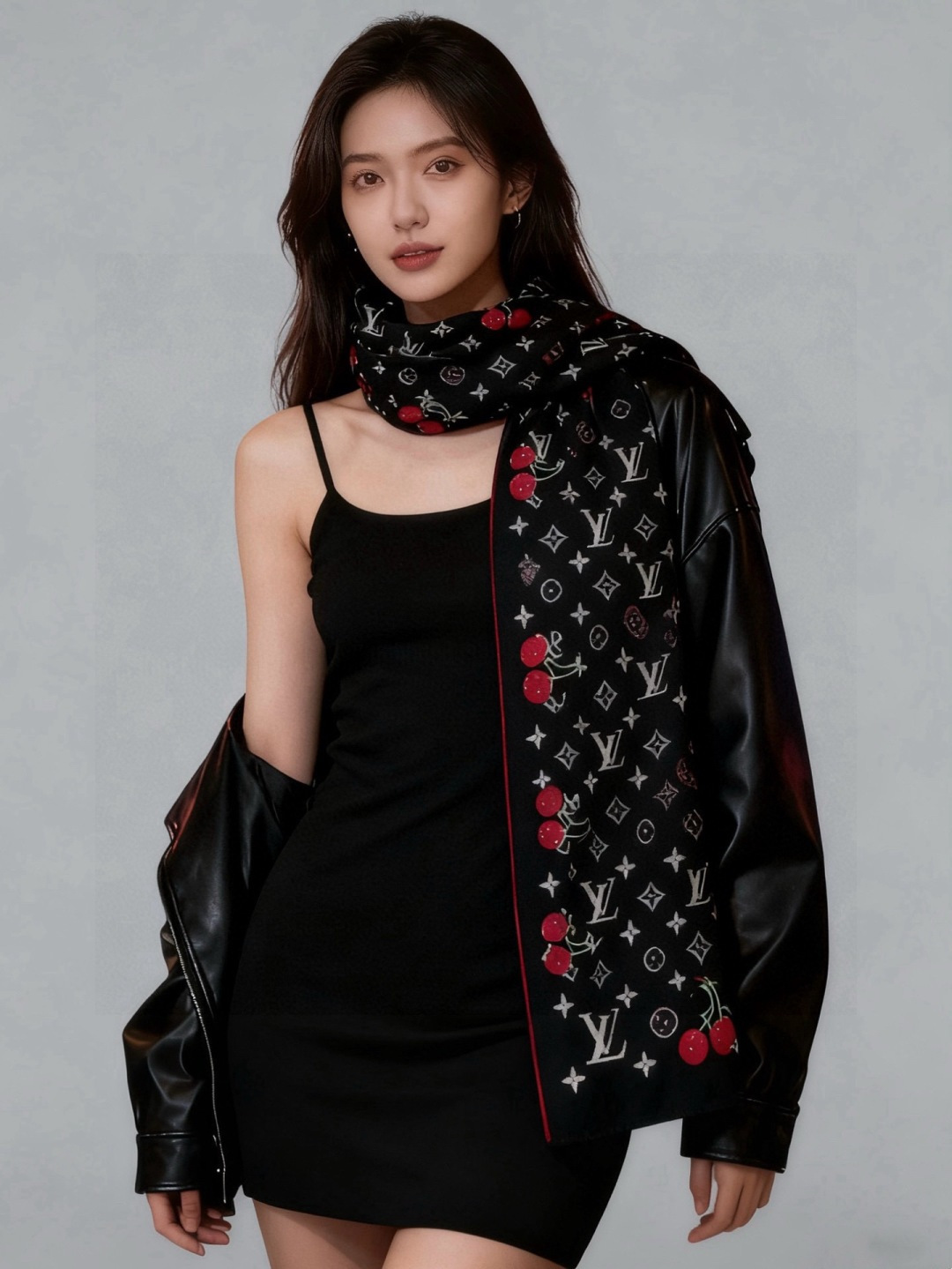 LV X TM MONOGRAMCERISE 【双面丝绒同色】LV × TM Monogram Ceri