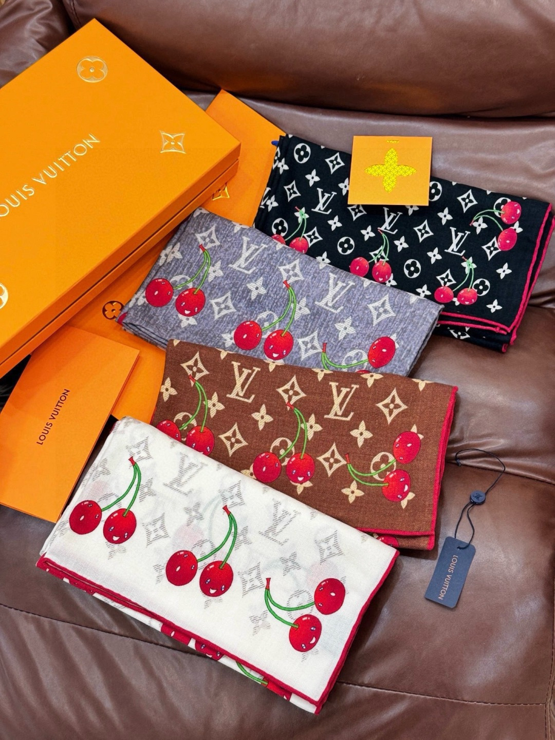 LV X TM MONOGRAMCERISE 【双面丝绒同色】LV × TM Monogram Ceri