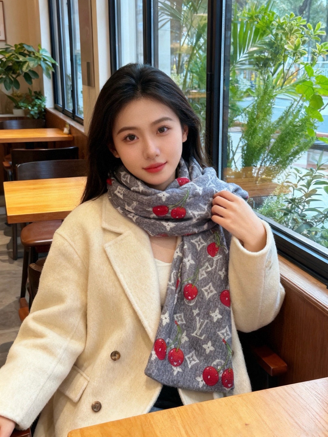 LV X TM MONOGRAMCERISE 【双面丝绒同色】LV × TM Monogram Ceri