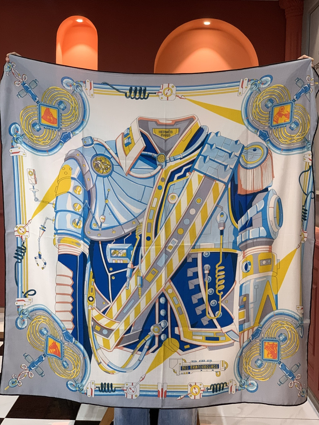 羊绒新款🆕👏👏买了都说好看‼️推荐💕爱马仕双面同色羊绒方巾【双面同色140】，顶级工艺超值‼️爱马仕专柜