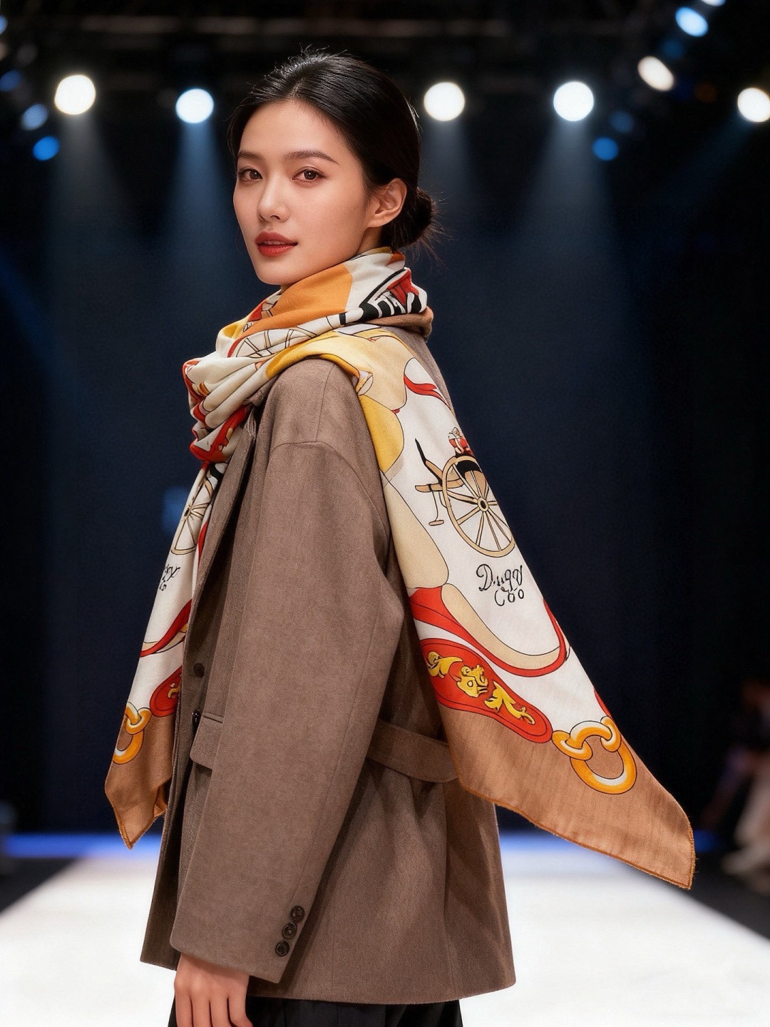 羊绒新款🆕👏👏买了都说好看‼️推荐💕爱马仕双面同色羊绒方巾【双面同色140】，顶级工艺超值‼️爱马仕专柜