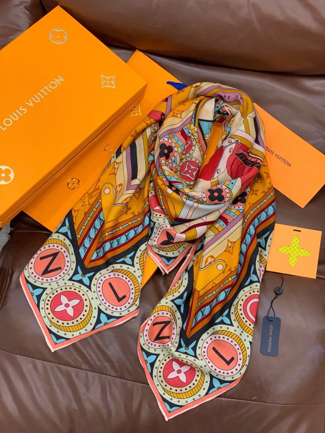 JARDIN DES PLANTES 140双面丝绒～【LV秋冬新品】Jardin Des Plante