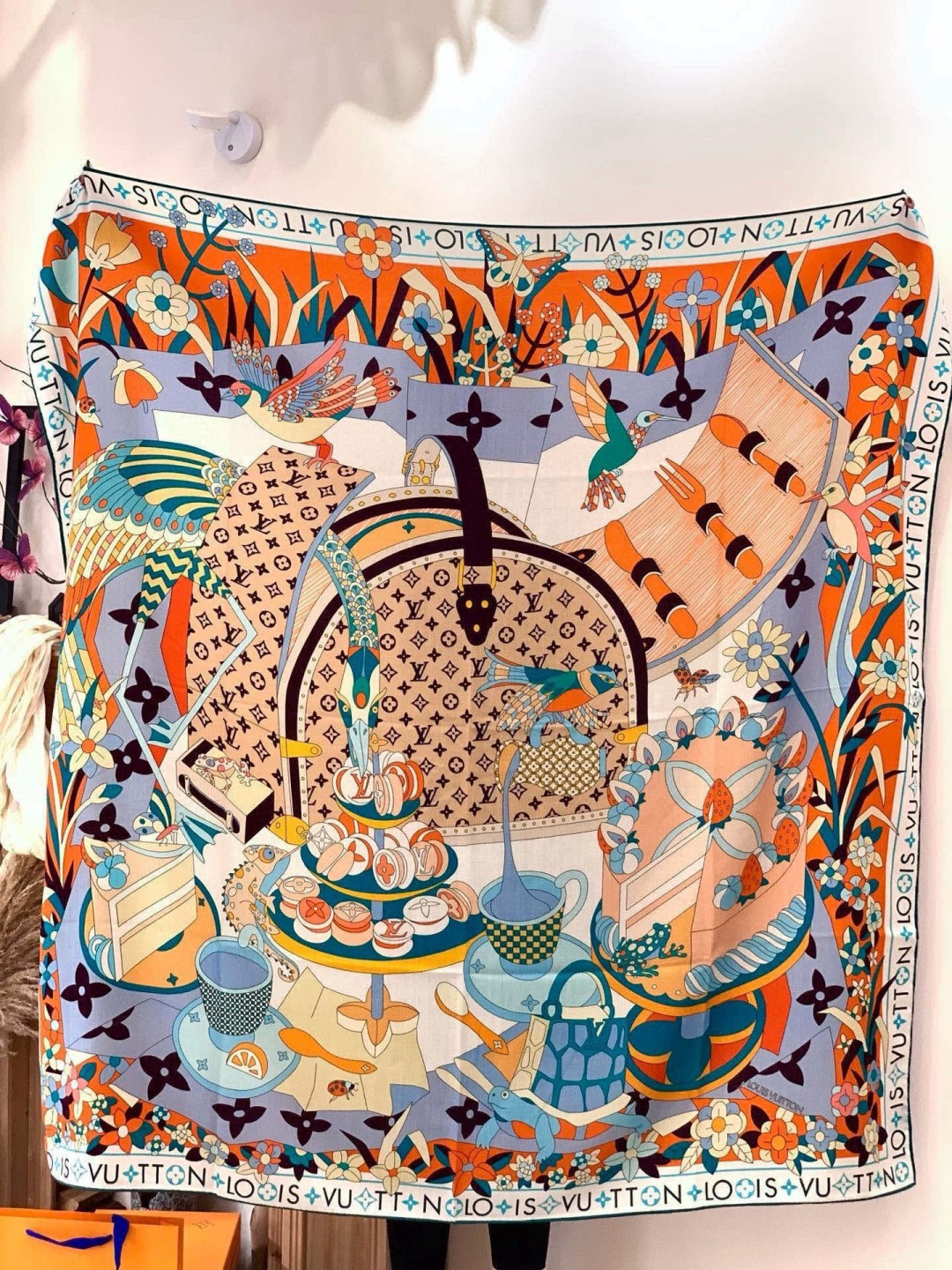 JARDIN DES PLANTES 140双面丝绒～【LV秋冬新品】Jardin Des Plante