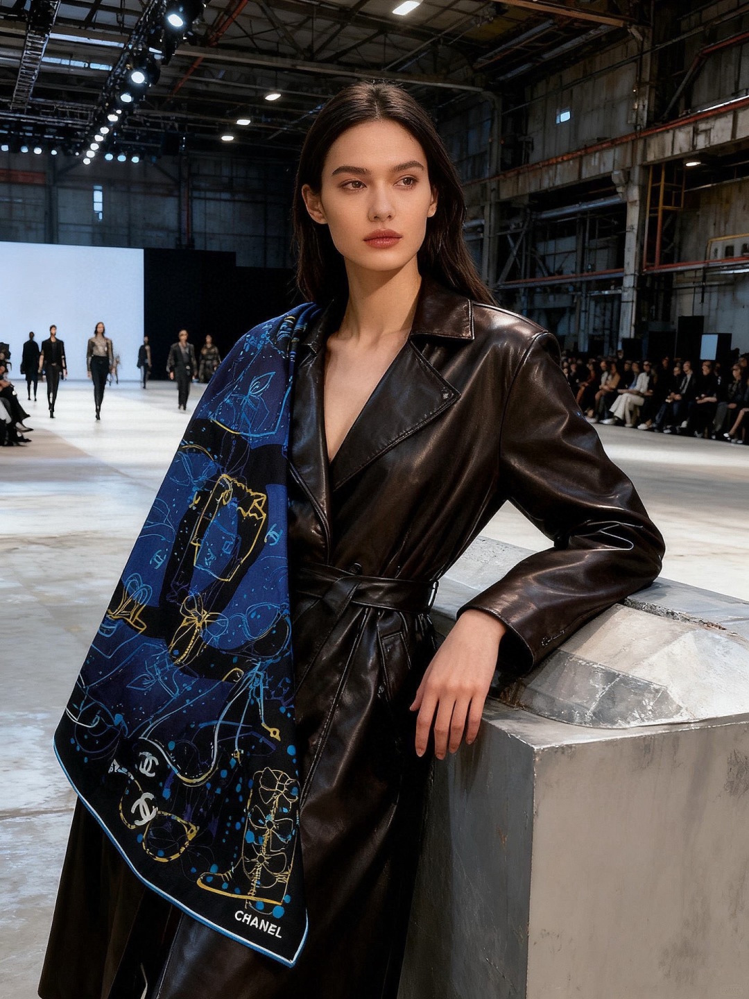 2025秋冬高级成衣系列～Chanel 【140双面同色丝绒披肩】此系列谱写一曲自由轻灵的赞歌本系列作品