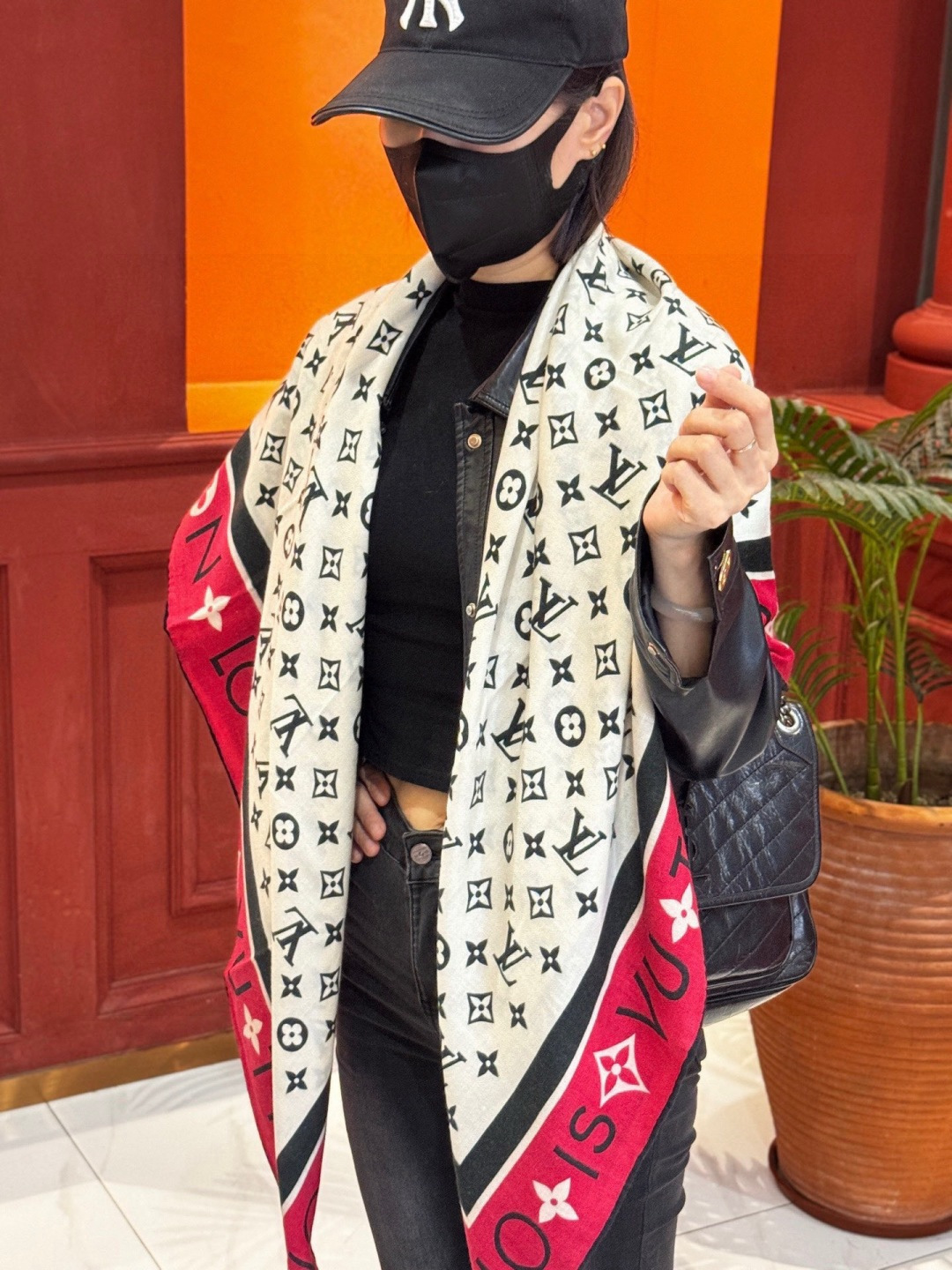 MONOGRAM INFINITY 140丝绒方巾【140顶级丝绒双面同色】Monogram Infin