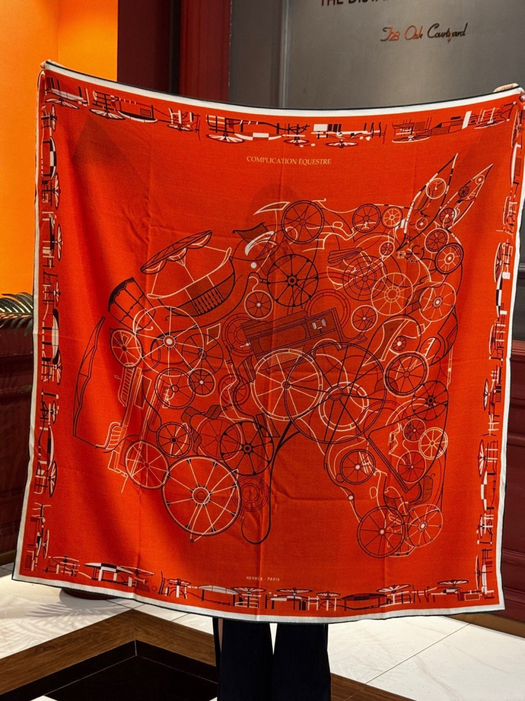 ✨✨HERMES 牛逼爆款 双面同色【马术的错综交叠140】【绝对顶级品质】💣超值回馈🎀绝对会尖叫的专柜