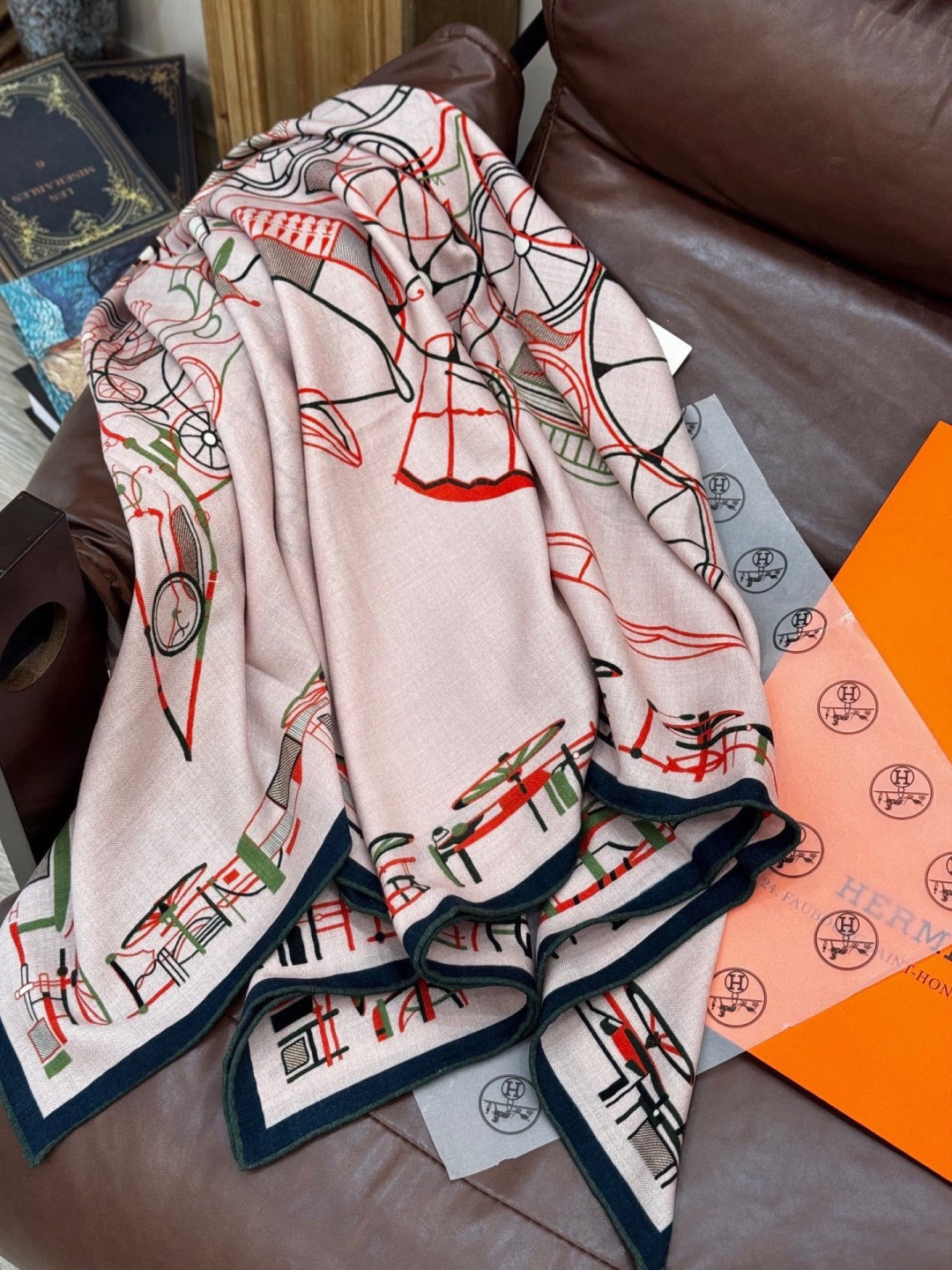 ✨✨HERMES 牛逼爆款 双面同色【马术的错综交叠140】【绝对顶级品质】💣超值回馈🎀绝对会尖叫的专柜