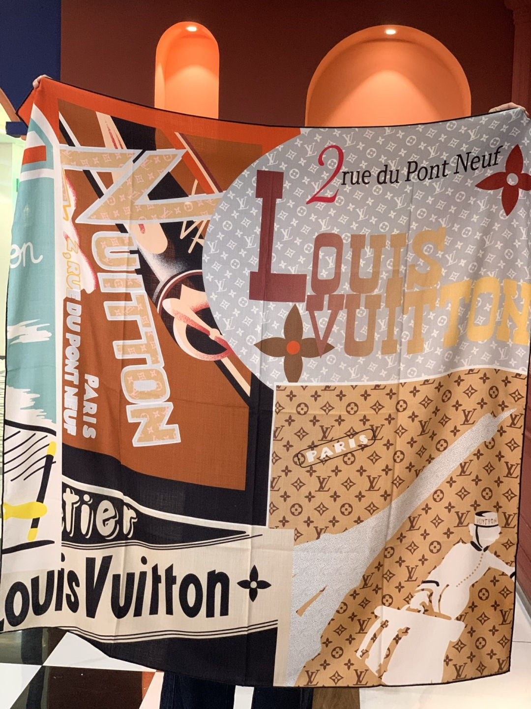 JARDIN DES PLANTES 140双面丝绒～【LV秋冬新品】Jardin Des Plante