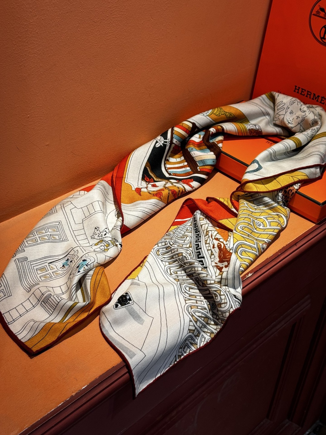 💟上新💞｛24号之谜｝羊绒大方巾[双面同色140]手工卷边H家是创意和作品故事的无限源泉，每季皆推出全新