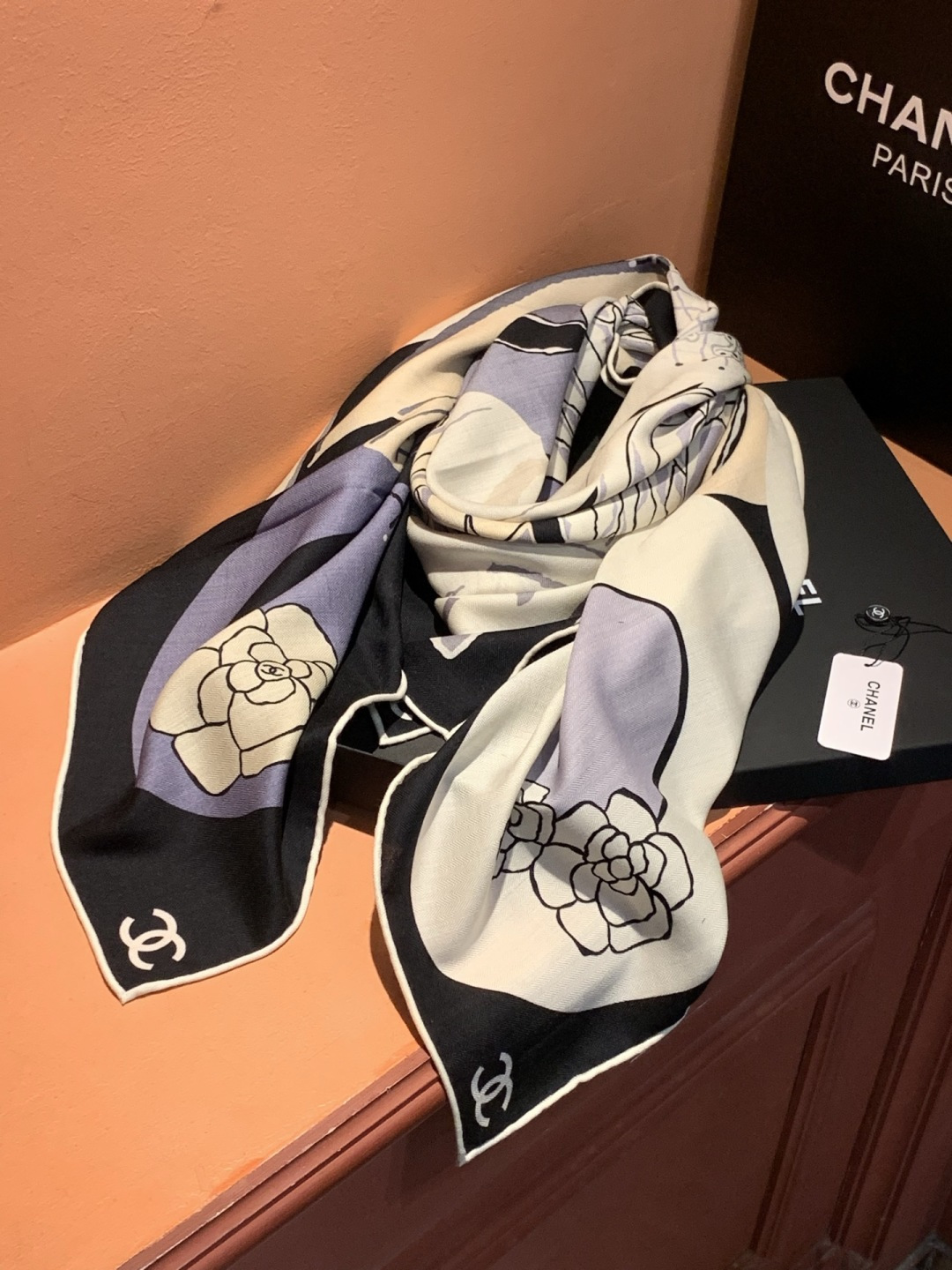 📦新款💖💖🏻🏻【山茶花印花140】140丝绒双面同色印花方巾‼️抢‼️VIP推荐 ‼️下手一定要快【高端