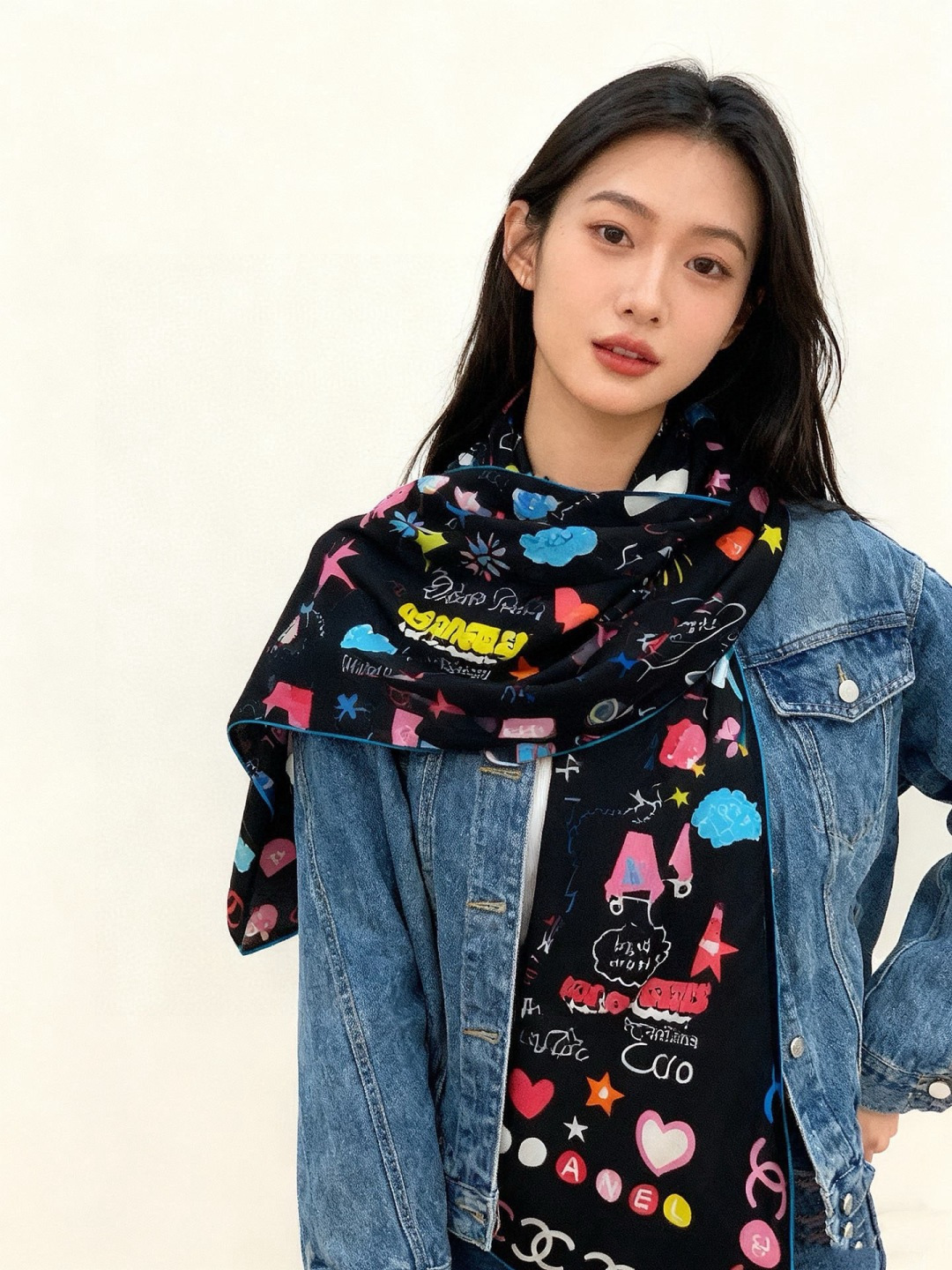 2025秋冬高级成衣系列～Chanel 【140双面同色丝绒披肩】此系列谱写一曲自由轻灵的赞歌本系列作品