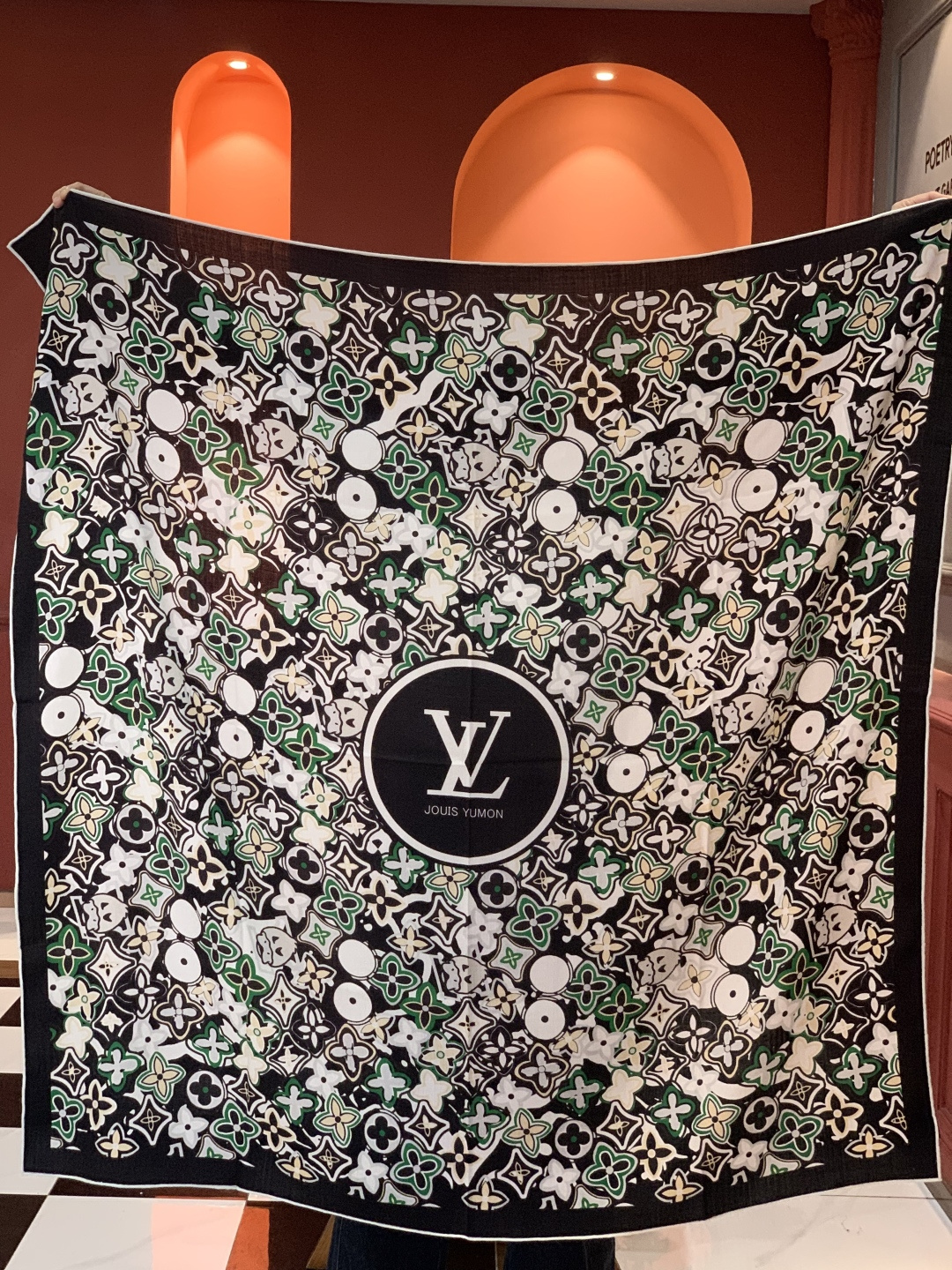 JARDIN DES PLANTES 140双面丝绒～【LV秋冬新品】Jardin Des Plante