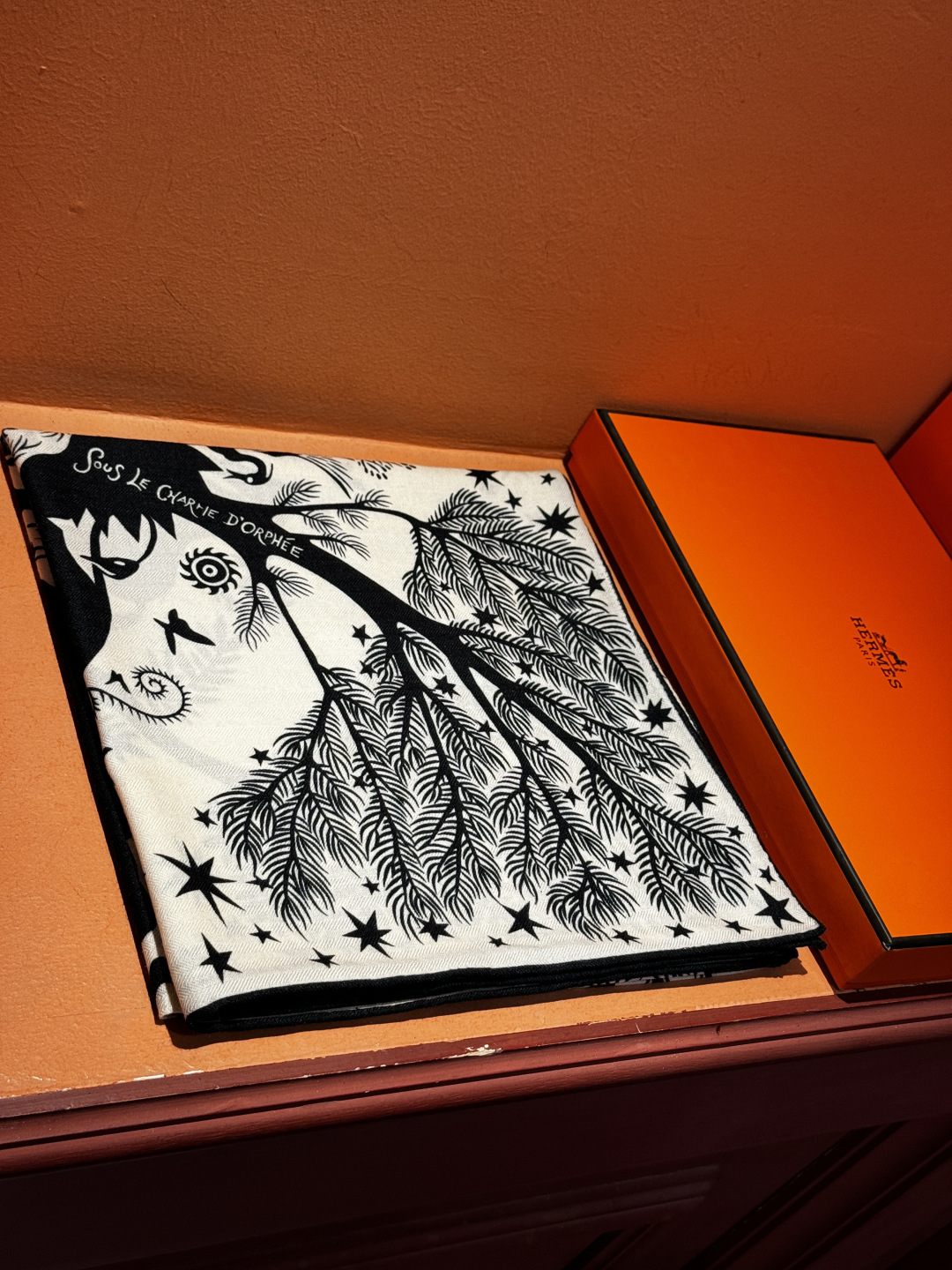 ❄️【双面同色】原单爱马仕140cm丝绒方巾💕 《平衡马车》，没有体验过野村大辅的豪华马车，就不算拥有丰