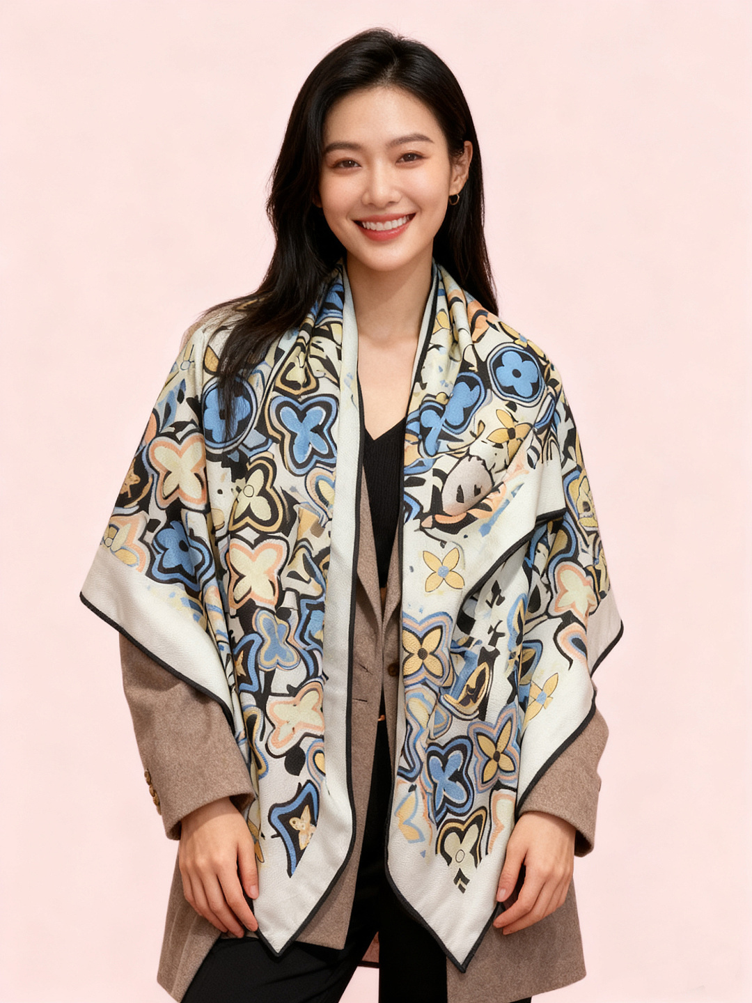 JARDIN DES PLANTES 140双面丝绒～【LV秋冬新品】Jardin Des Plante