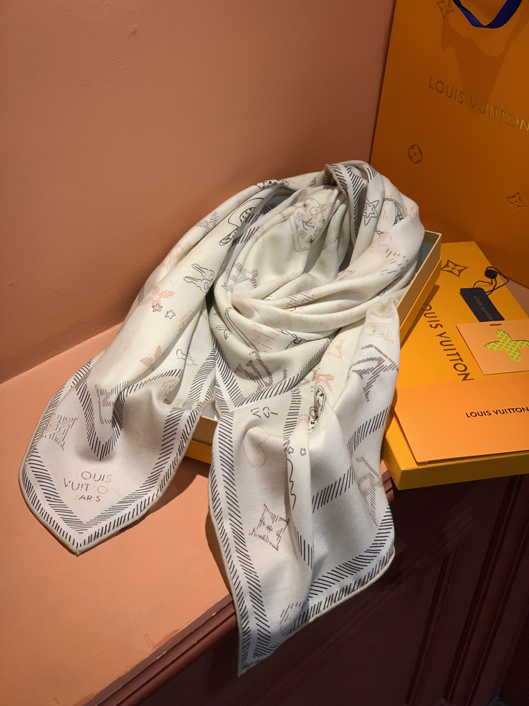 JARDIN DES PLANTES 140双面丝绒～【LV秋冬新品】Jardin Des Plante