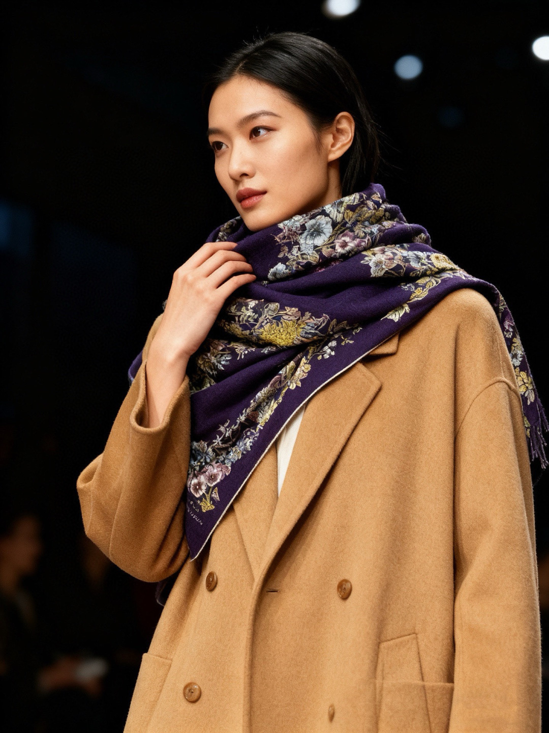 Dior 140双面丝绒印花方巾这款方巾以 Dior Star 图案呈现 Dior 的幸运星，通过该系列