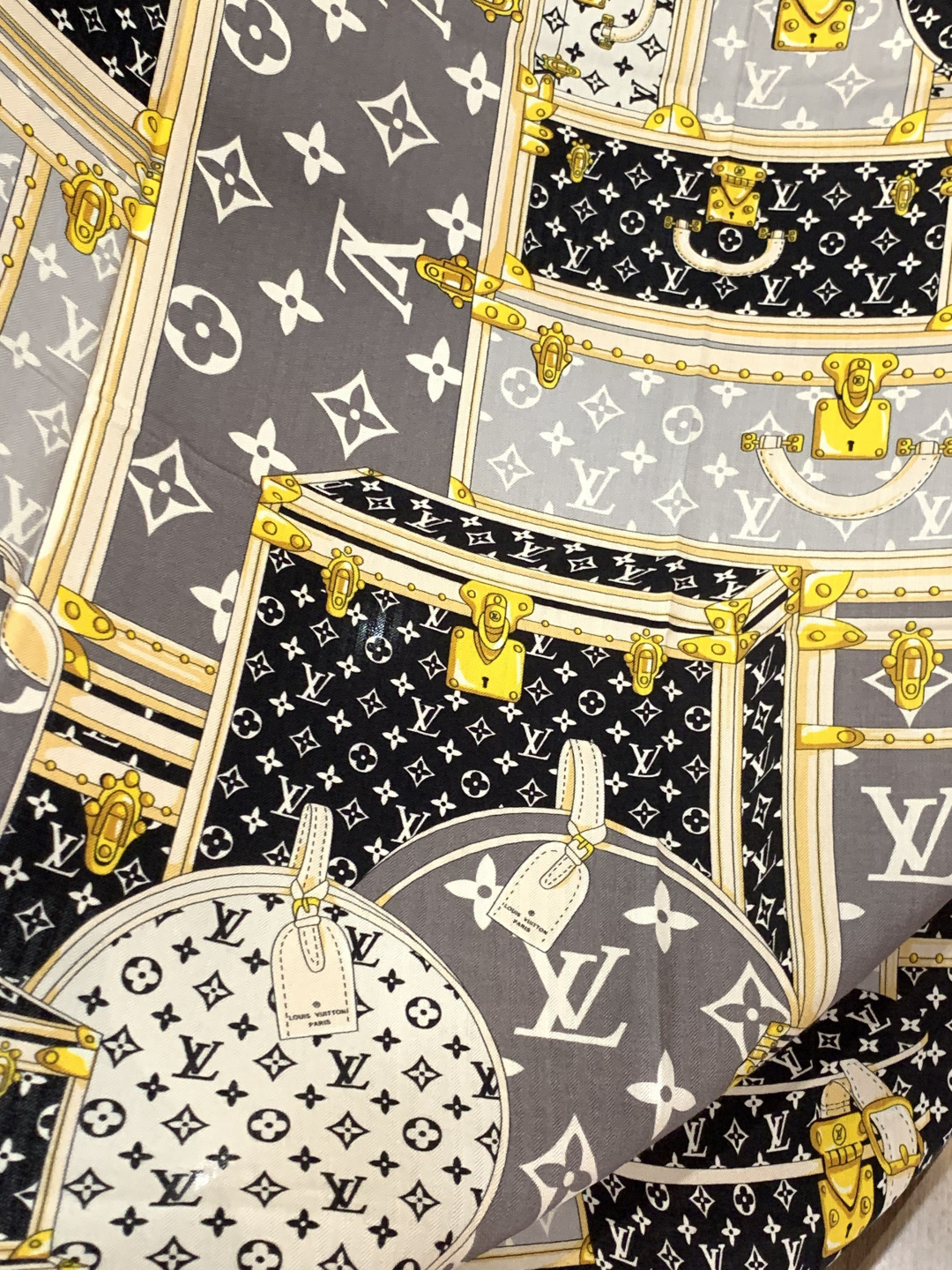 MY NEVERFULL 140丝绒方巾【140顶级丝绒双面同色】My Neverfull 丝绒方巾回溯