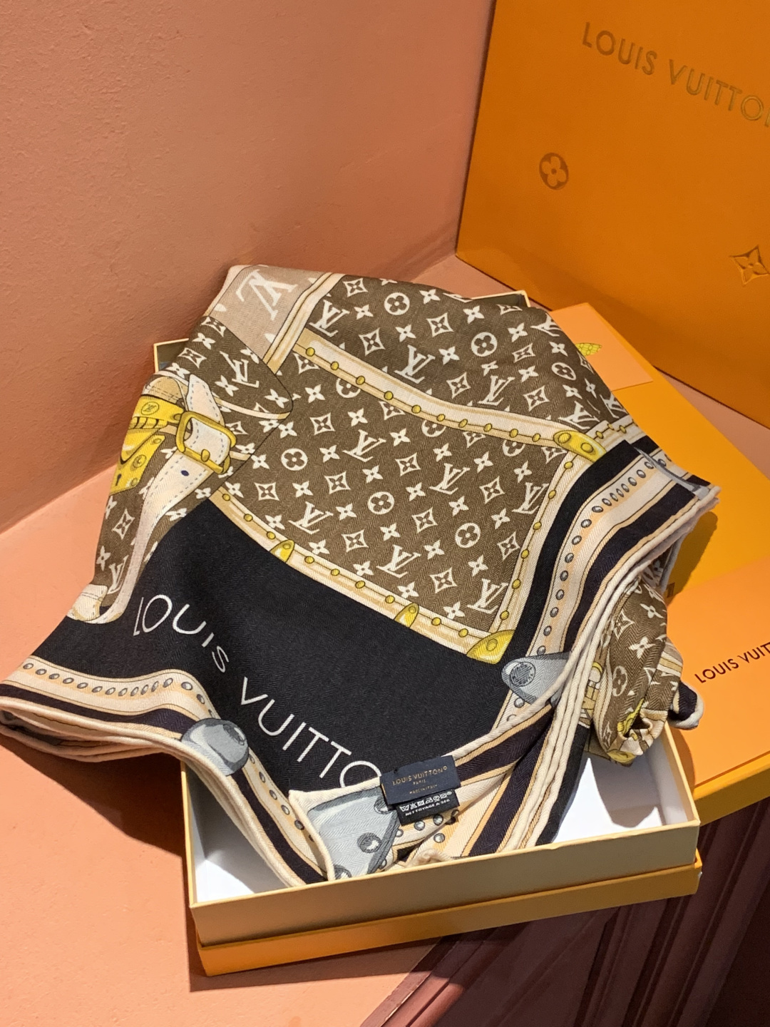 MY NEVERFULL 140丝绒方巾【140顶级丝绒双面同色】My Neverfull 丝绒方巾回溯