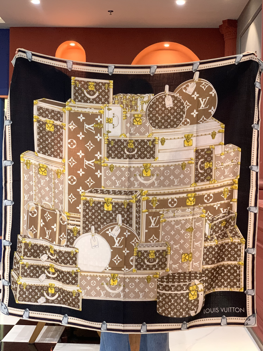 MY NEVERFULL 140丝绒方巾【140顶级丝绒双面同色】My Neverfull 丝绒方巾回溯