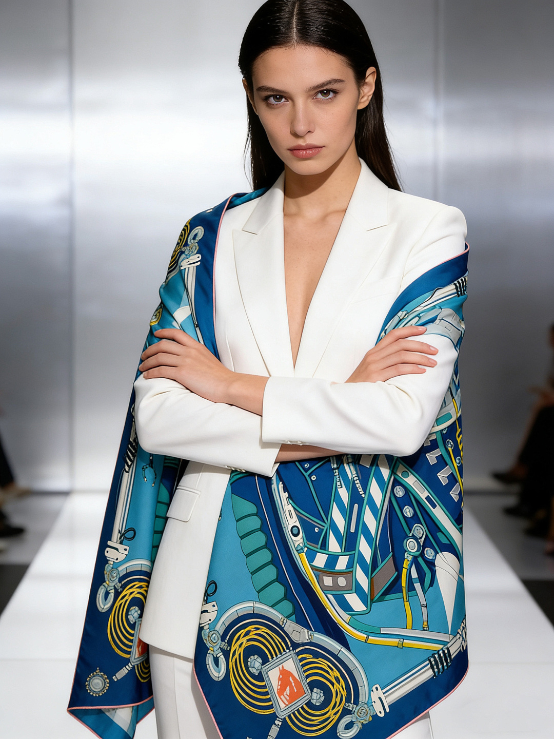 羊绒新款🆕👏👏买了都说好看‼️推荐💕爱马仕双面同色羊绒方巾【双面同色140】，顶级工艺超值‼️爱马仕专柜